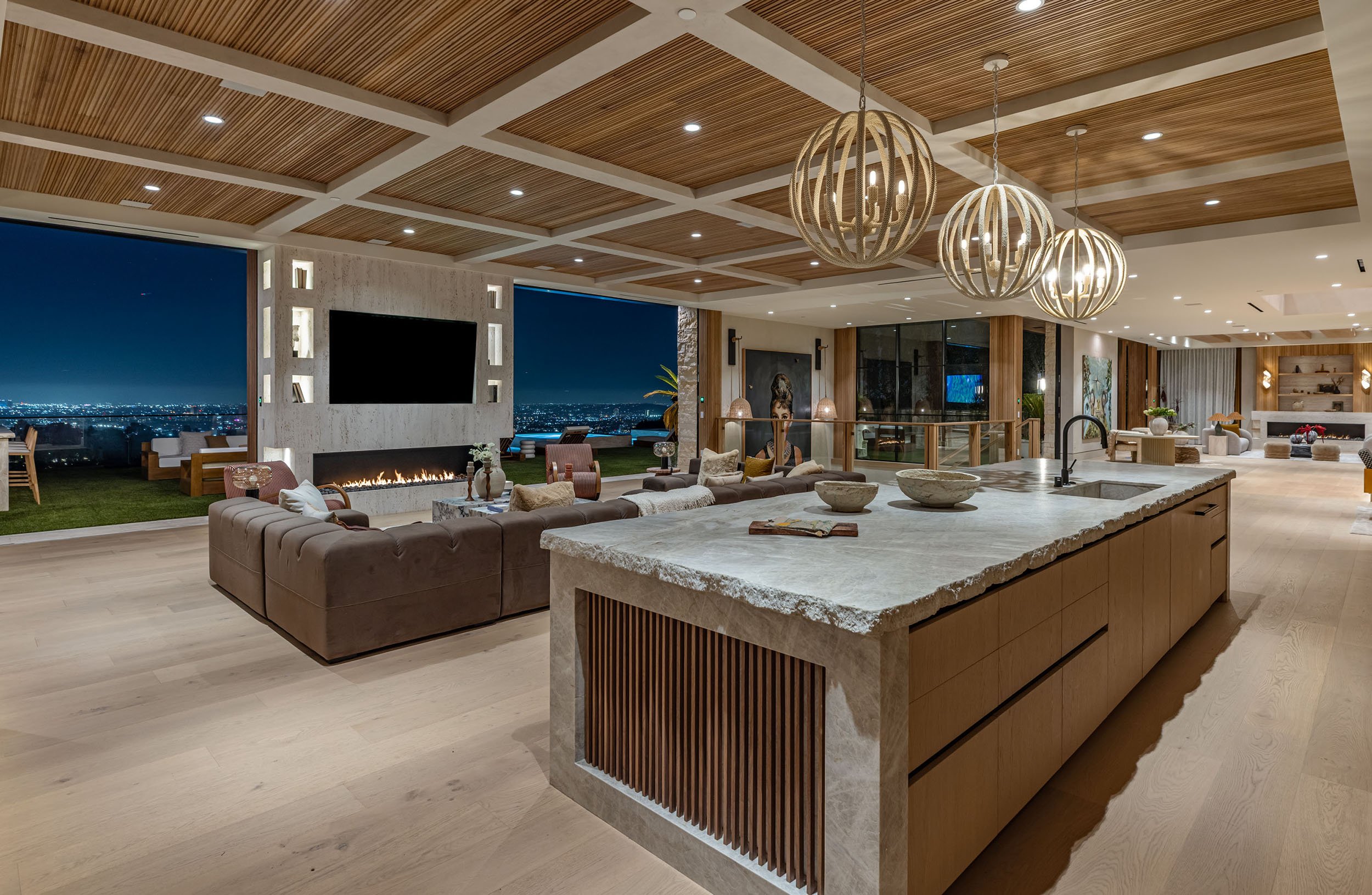Beverly Hills modern luxury terraced hillside home — whipple russell architects