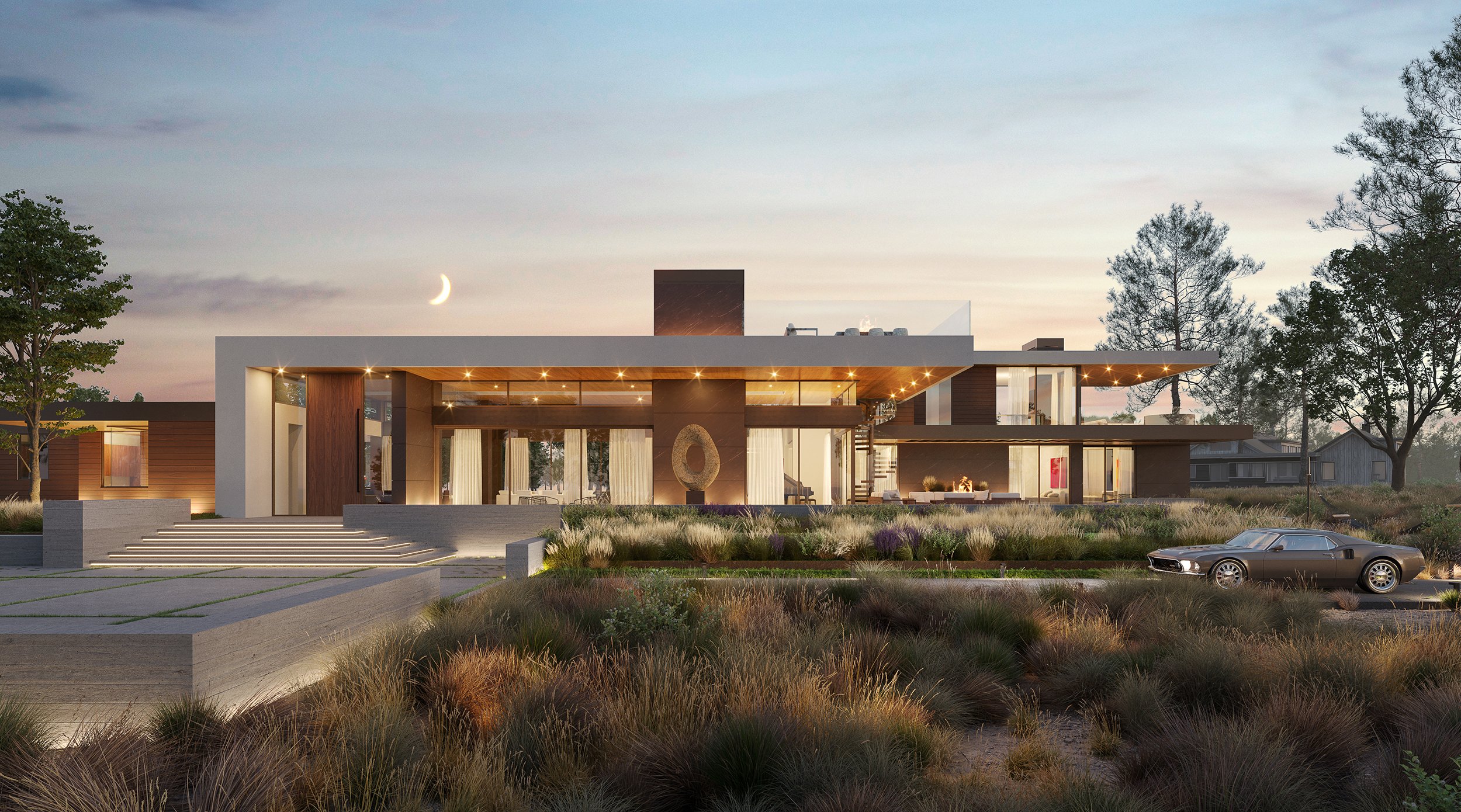 Glenhaven, a modern architectural luxury home in Reno, Nevada — whipple russell architects