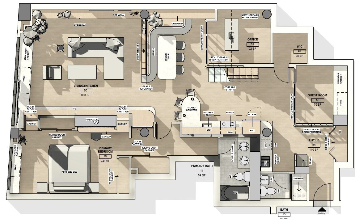 Barrow Street Loft — Studio Vural Architects | architecture firm new york | 68 Jay Street, Brooklyn, NY, USA