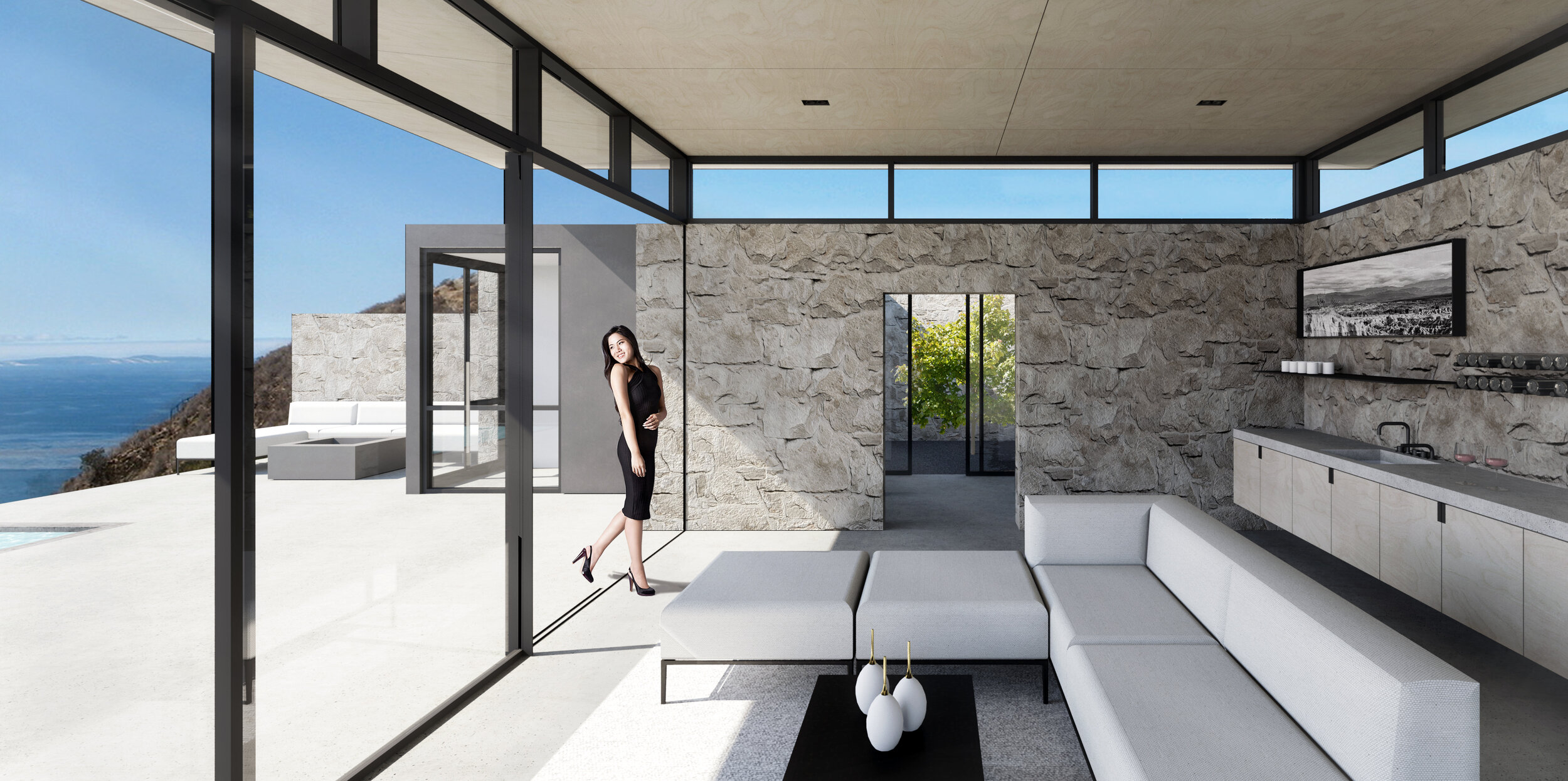 COASTAL MODERN GUEST HOUSE I — a34studio