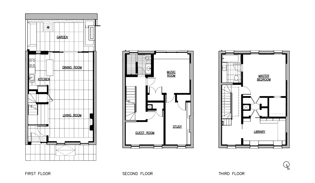 Carroll Gardens Row House — Home - SHERMAN ARCHITECTS