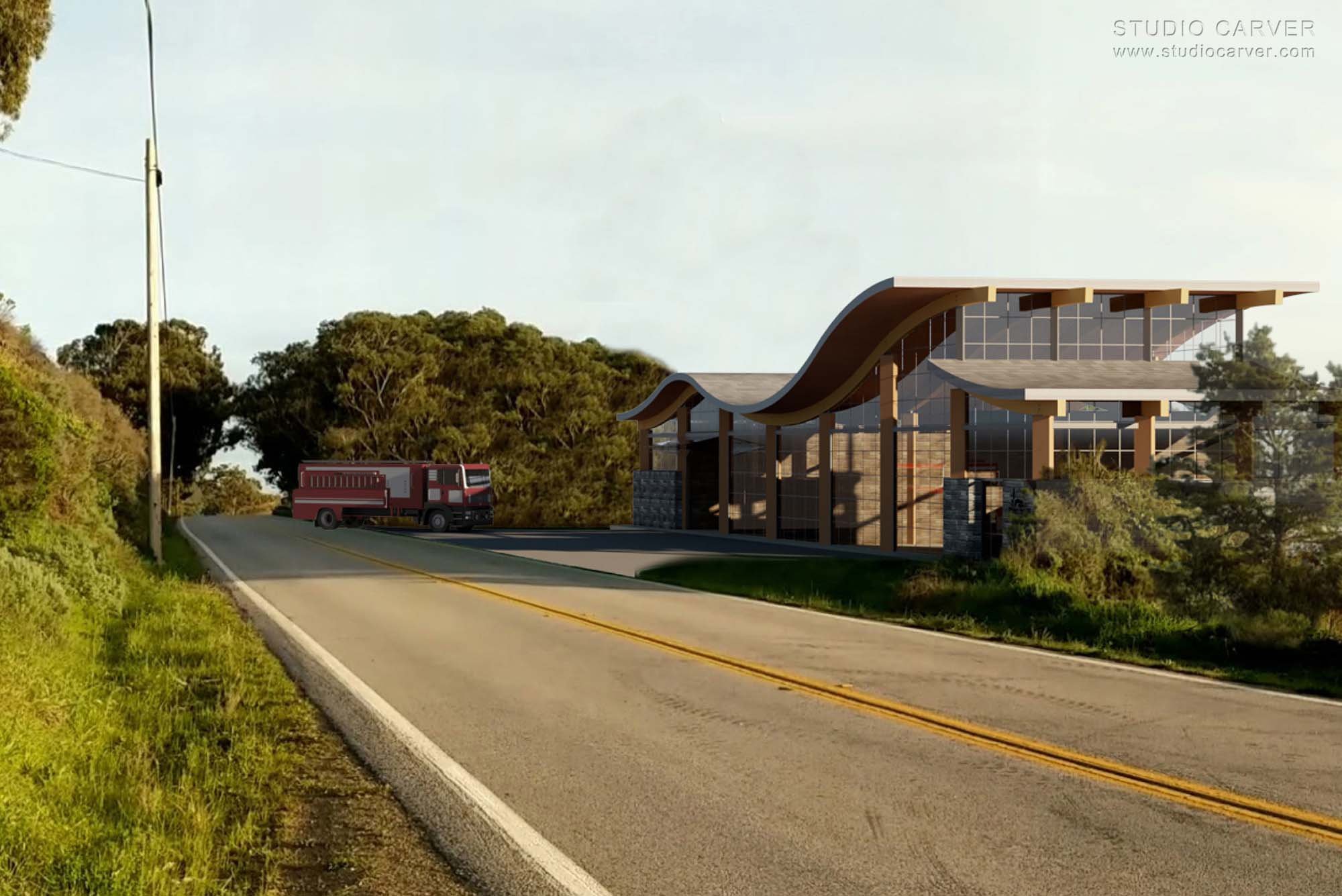 South Coast Fire Station Contemporary Architecture — Studio Carver Architects