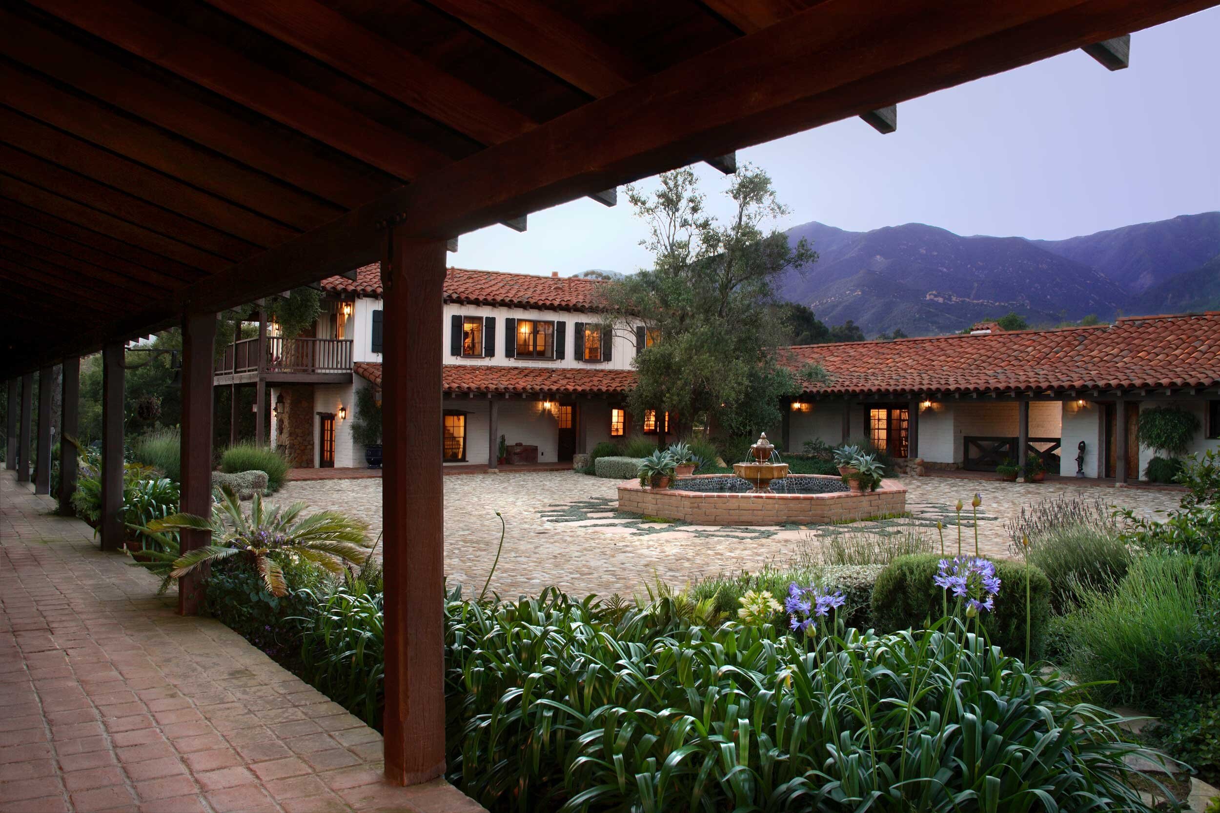 Ennisbrook Montecito, CA Hacienda: 1800s California Replication — Tom Meaney | Architect