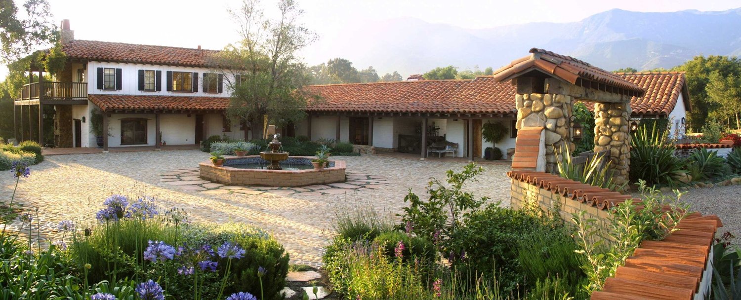 Ennisbrook Montecito, CA Hacienda: 1800s California Replication — Tom Meaney | Architect