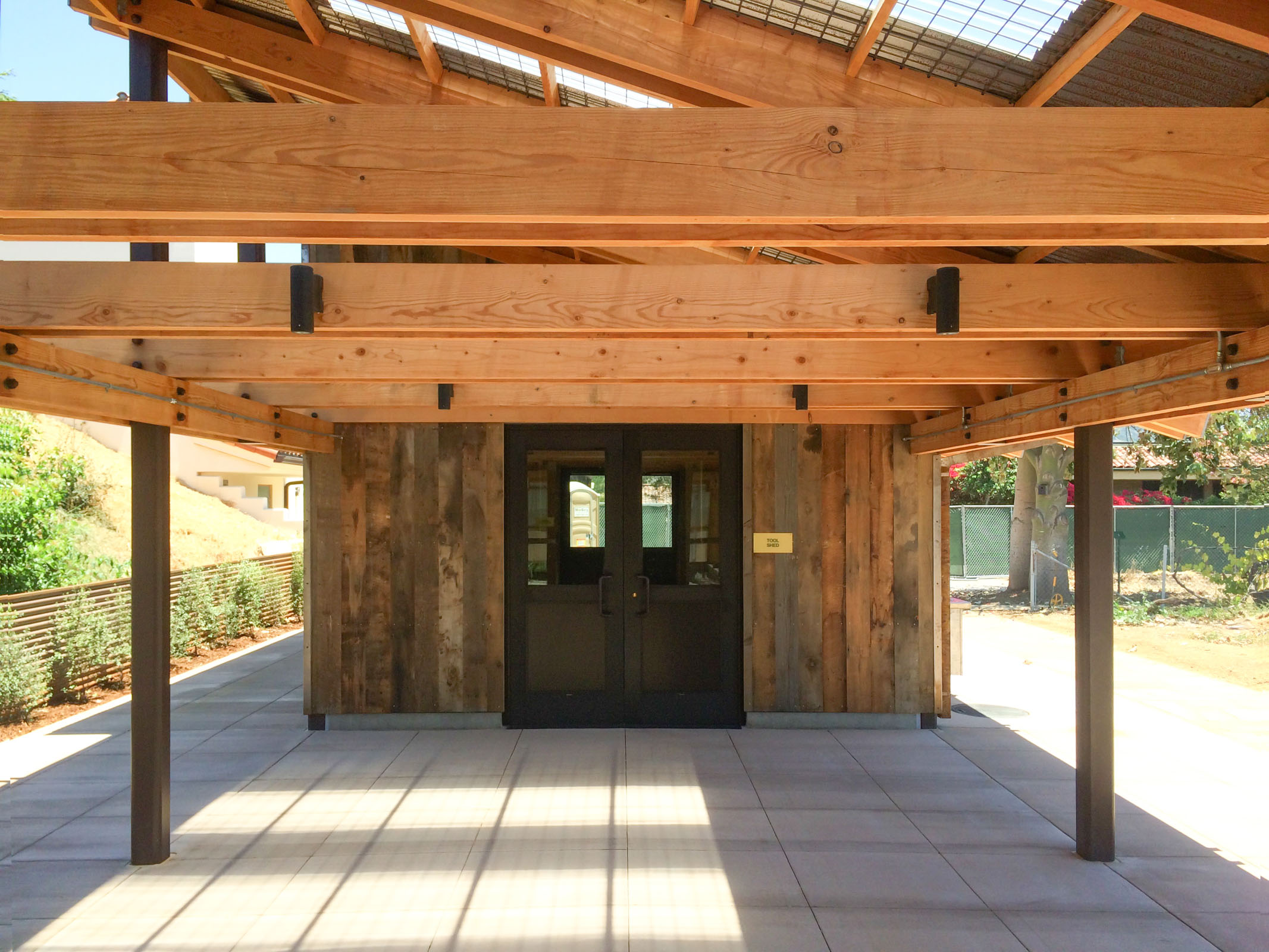 Green Shade Structure — Ferguson-Ettinger Architects