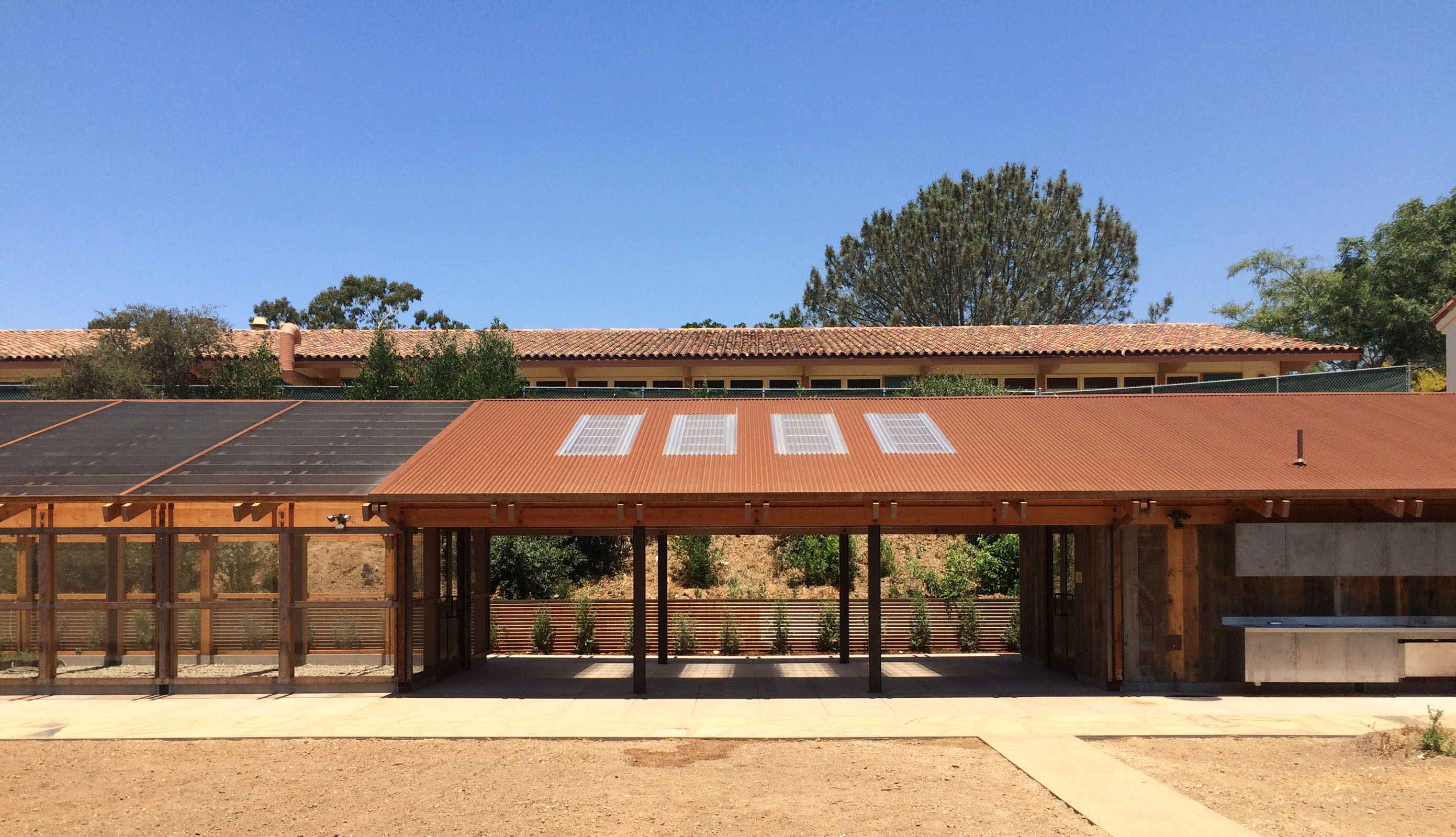 Green Shade Structure — Ferguson-Ettinger Architects