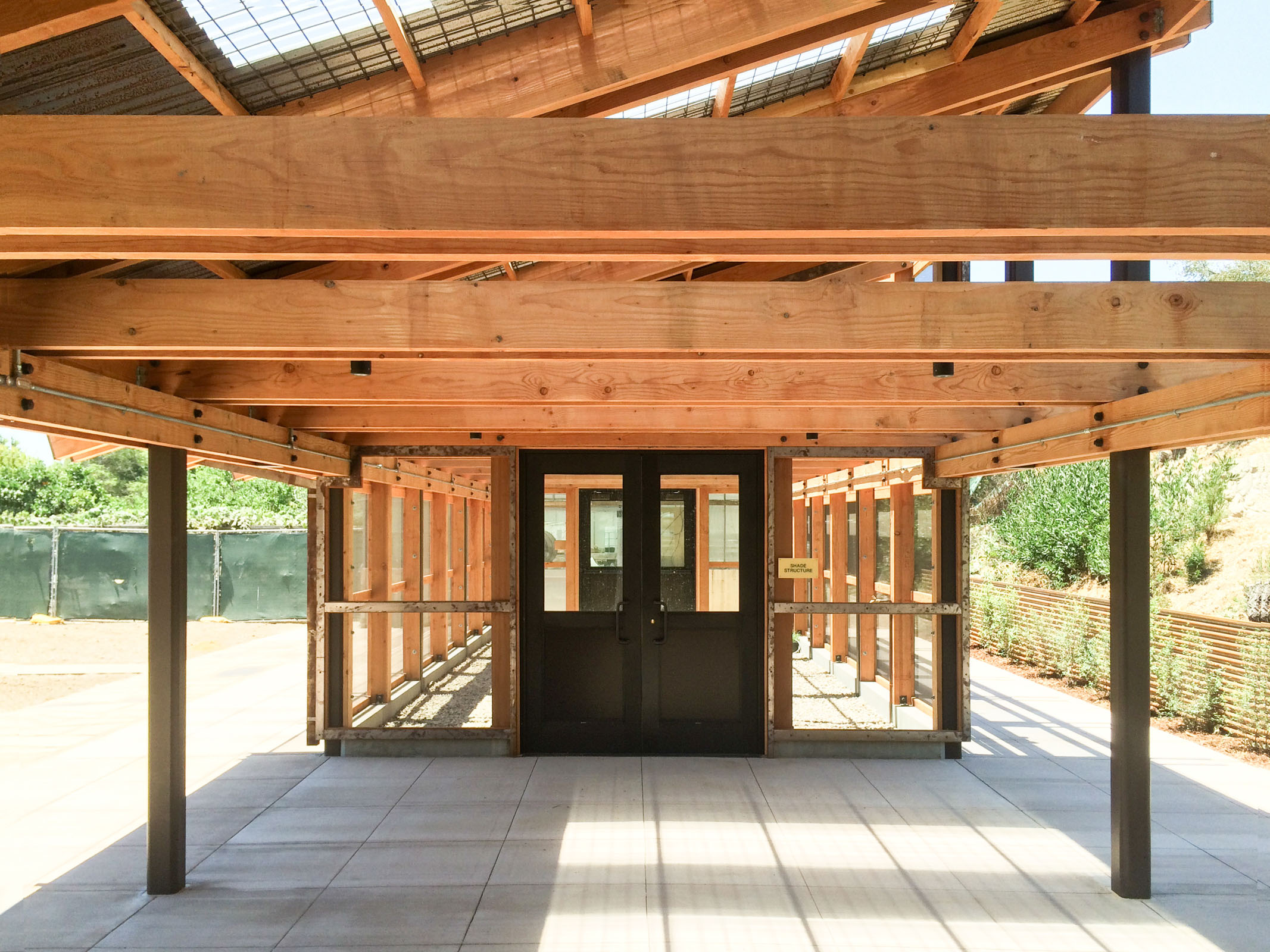 Green Shade Structure — Ferguson-Ettinger Architects