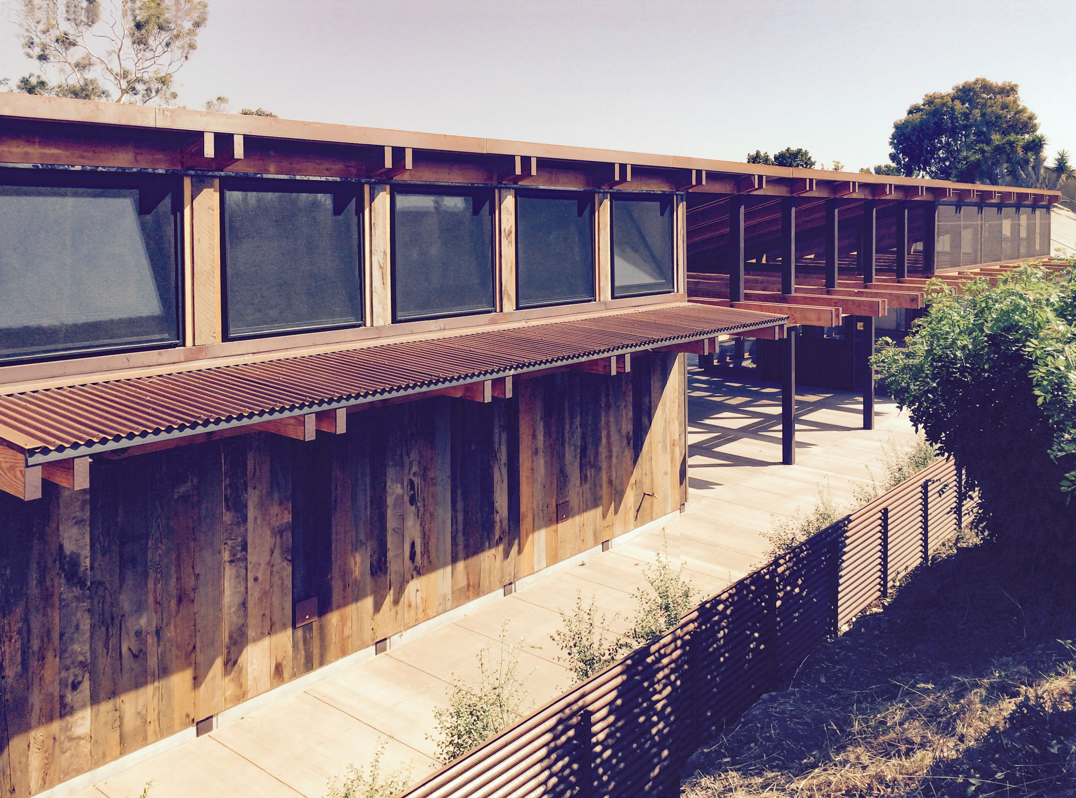 Green Shade Structure — Ferguson-Ettinger Architects