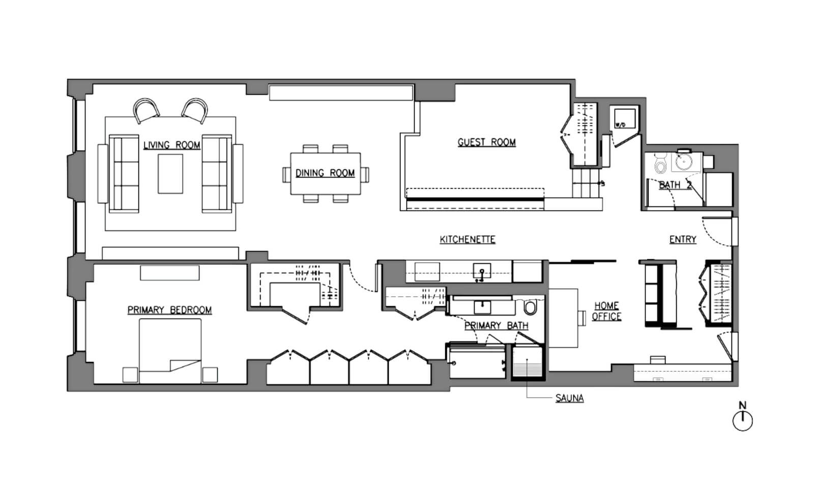 Financial District Apartment — Home - SHERMAN ARCHITECTS