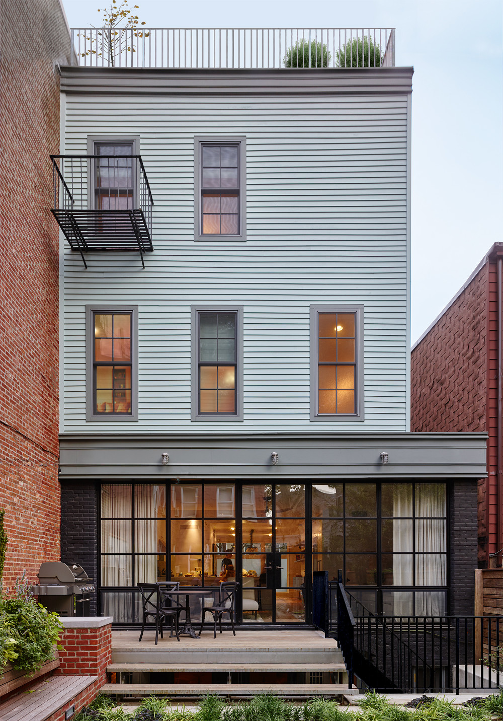 Greenpoint Row House — Home - SHERMAN ARCHITECTS