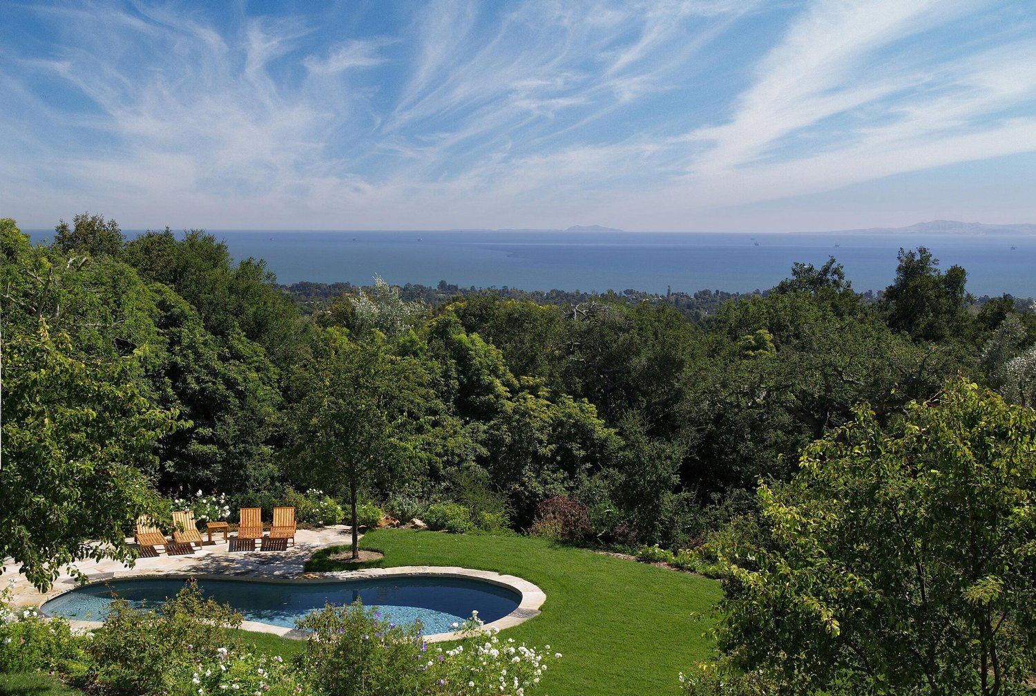 Hot Springs Residence: Cozy Elegance with Panoramic Views by Architect Tom Meaney in Santa Barbara — Tom Meaney | Architect