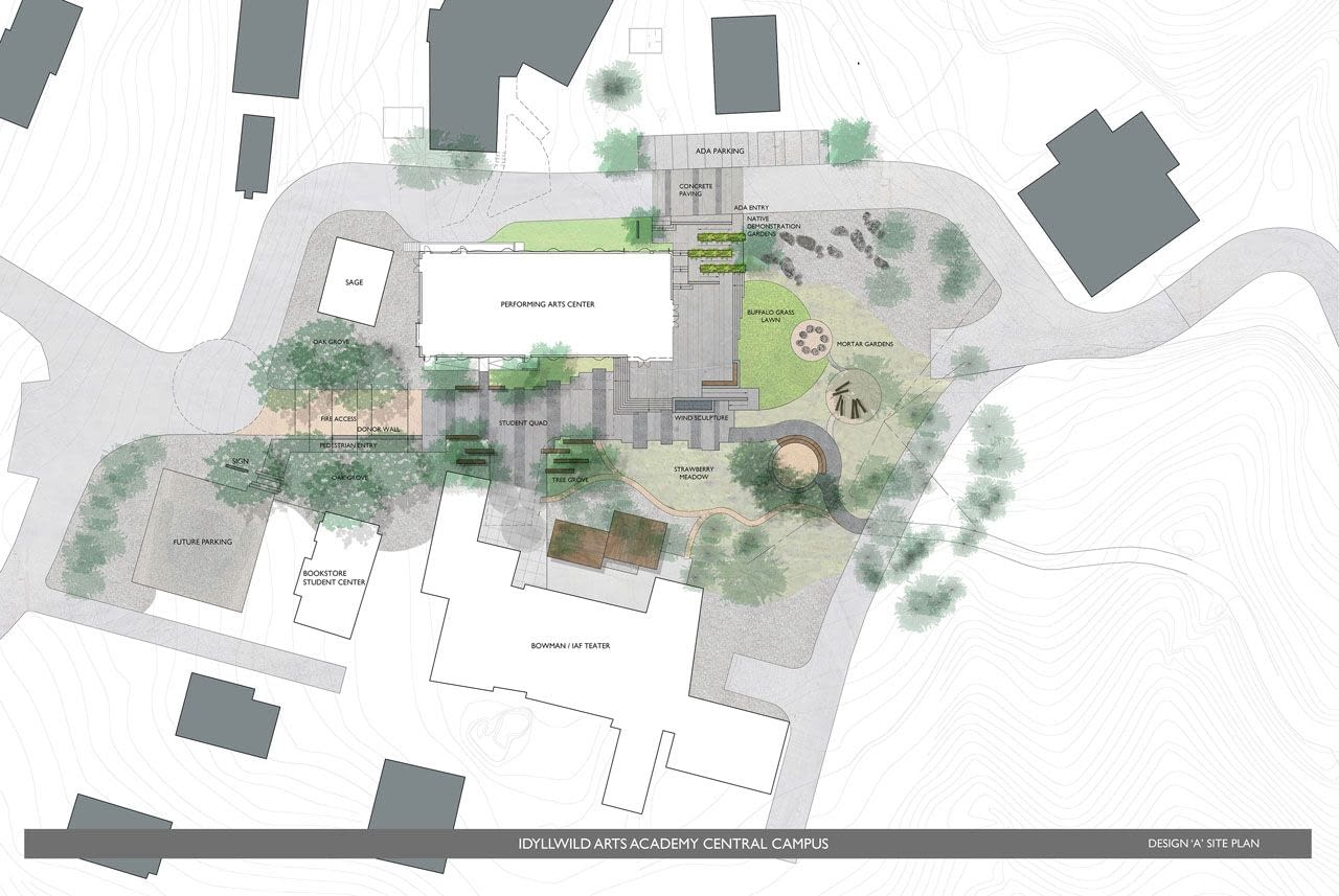 Idyllwild Arts Campus Performing Arts Center — Fiore Landscape Design