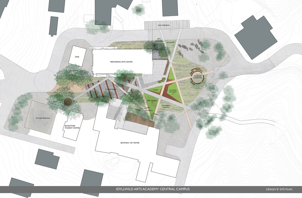 Idyllwild Arts Campus Performing Arts Center — Fiore Landscape Design