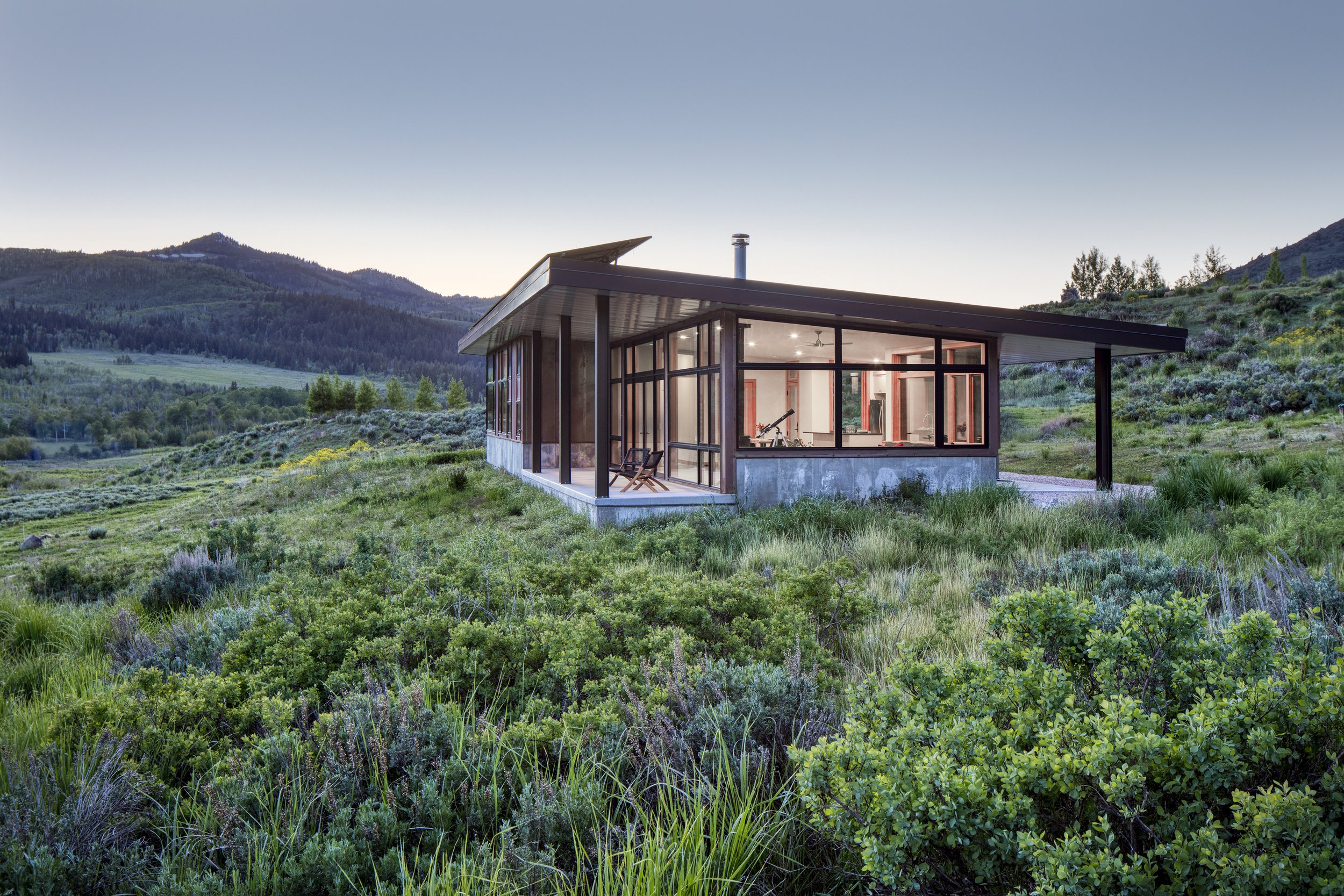 Logan Canyon Off-grid Cabin — CAST architecture - Seattle Architect Modern Architect