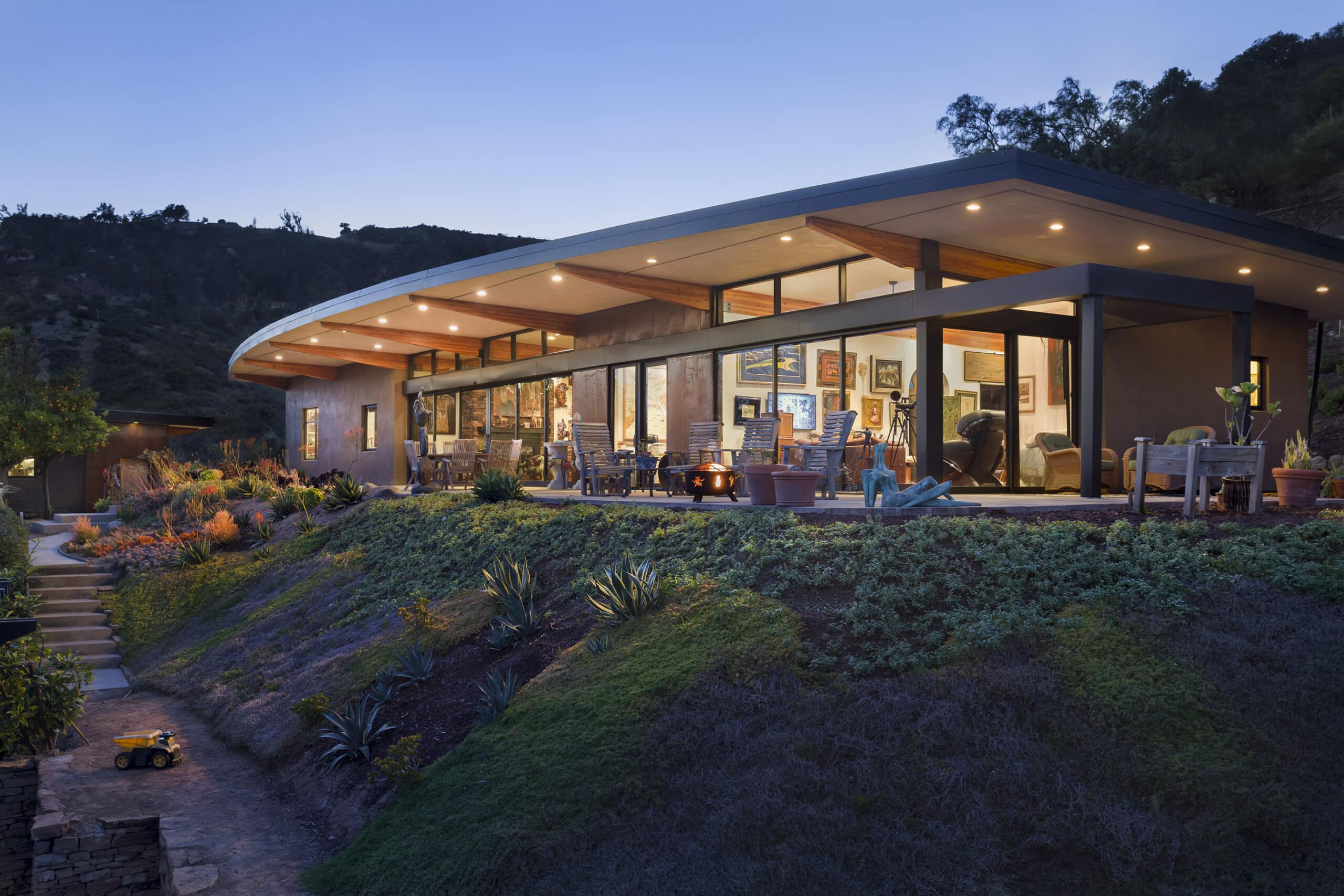 Mountain Drive Home design by residential architect Santa Barbara — Blackbird Architects, Santa Barbara, California - Residential & Commercial