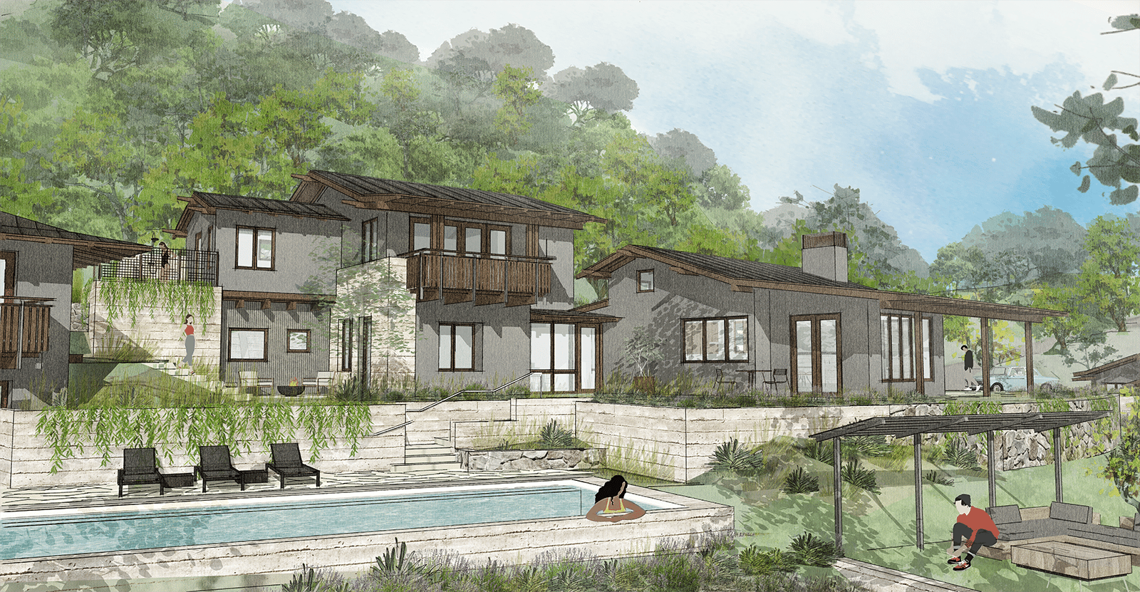 Mountainside Home — Blackbird Architects, Santa Barbara, California - Residential & Commercial