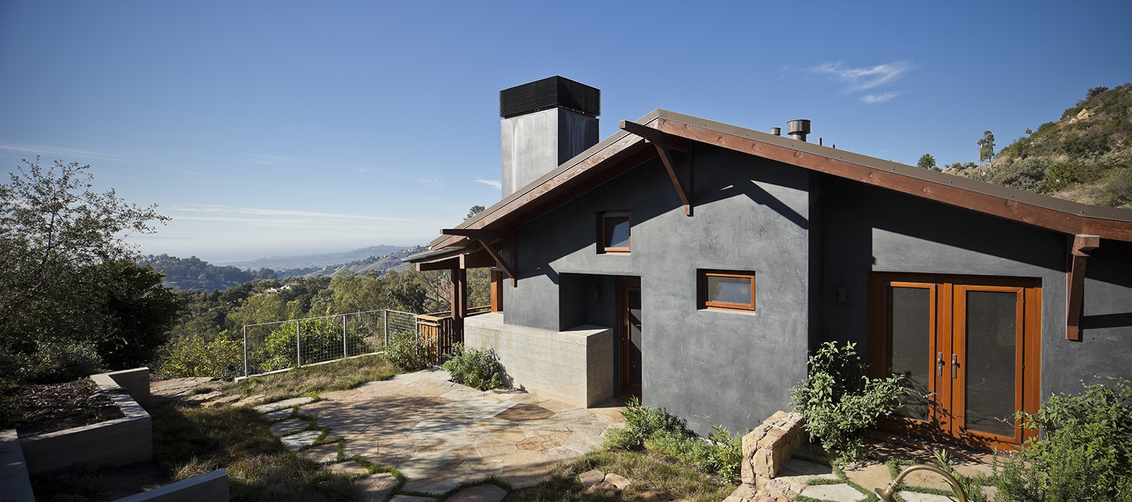 Mountainside Studio wildfire rebuild by Santa Barbara Architects — Blackbird Architects, Santa Barbara, California - Residential & Commercial