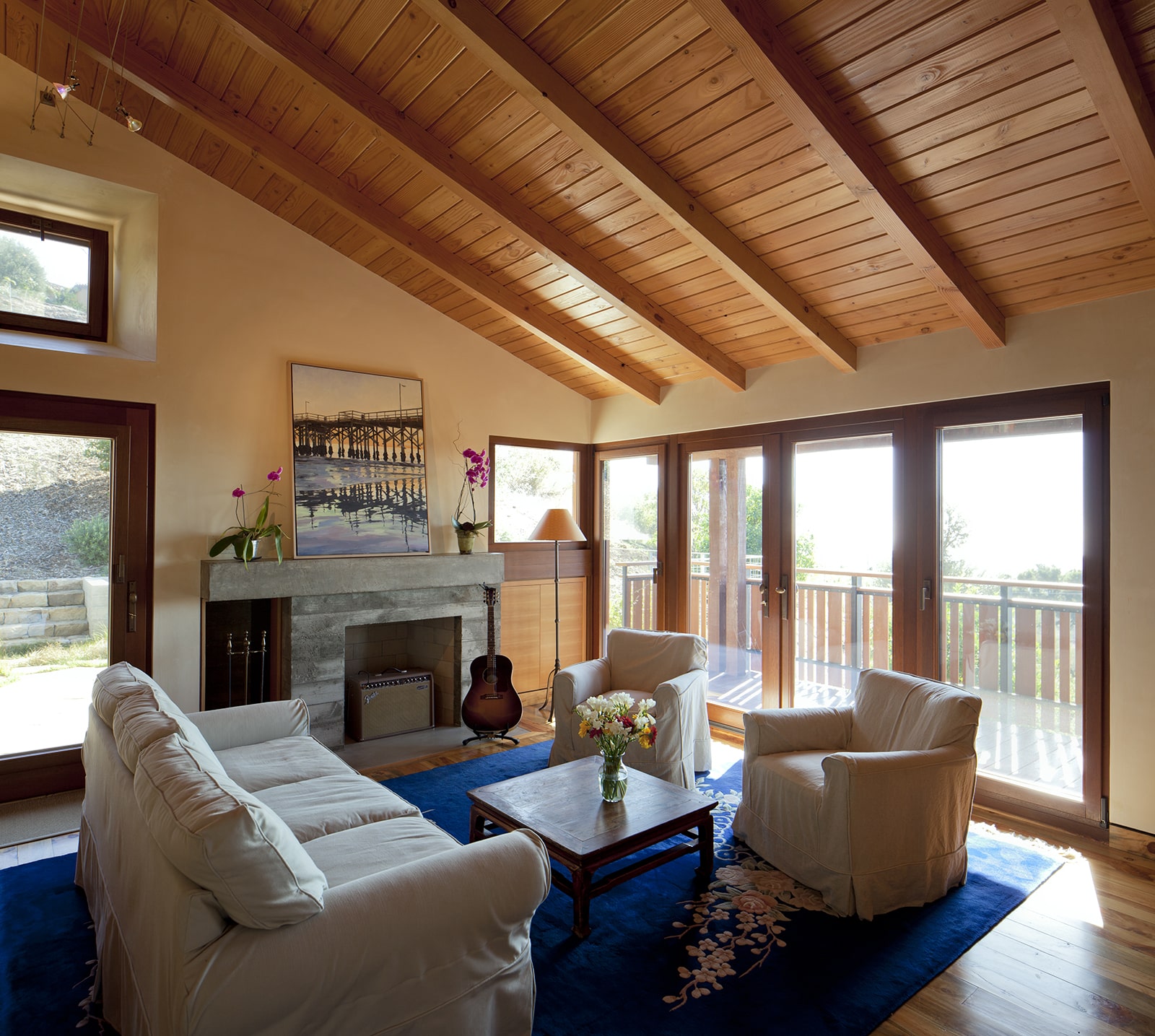 Mountainside Studio wildfire rebuild by Santa Barbara Architects — Blackbird Architects, Santa Barbara, California - Residential & Commercial