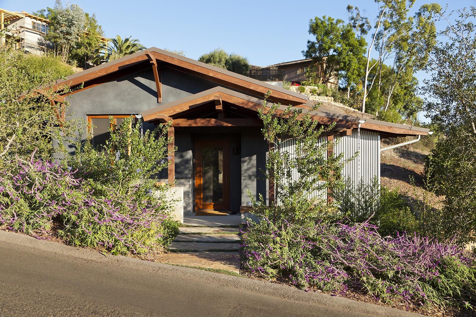 Mountainside Studio wildfire rebuild by Santa Barbara Architects — Blackbird Architects, Santa Barbara, California - Residential & Commercial