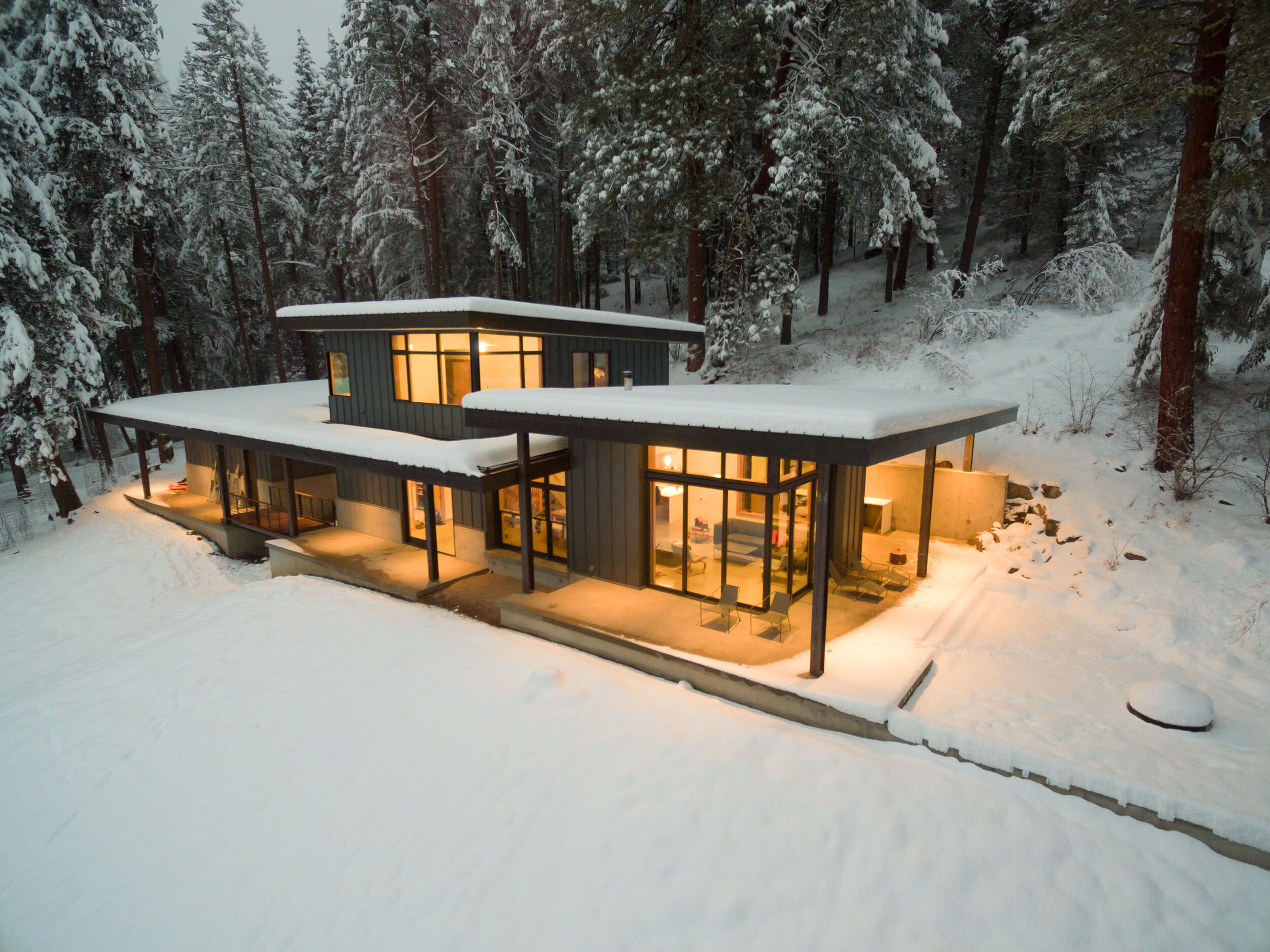 Nelson Cabin — Methow Valley Cabin — CAST architecture - Seattle Architect Modern Architect