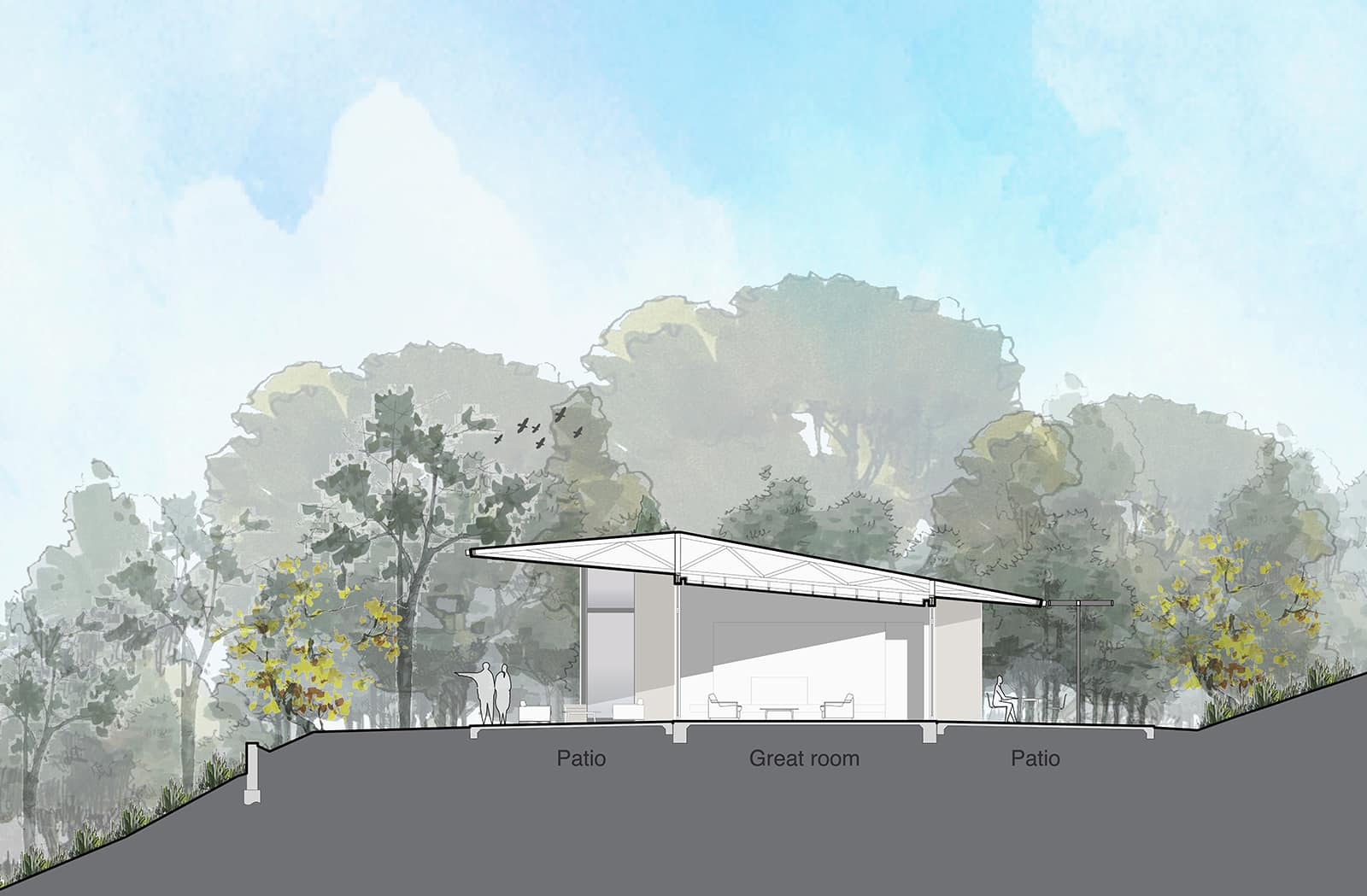 Modern Architect in Santa Barbara preserves oak woodland — Blackbird Architects, Santa Barbara, California - Residential & Commercial