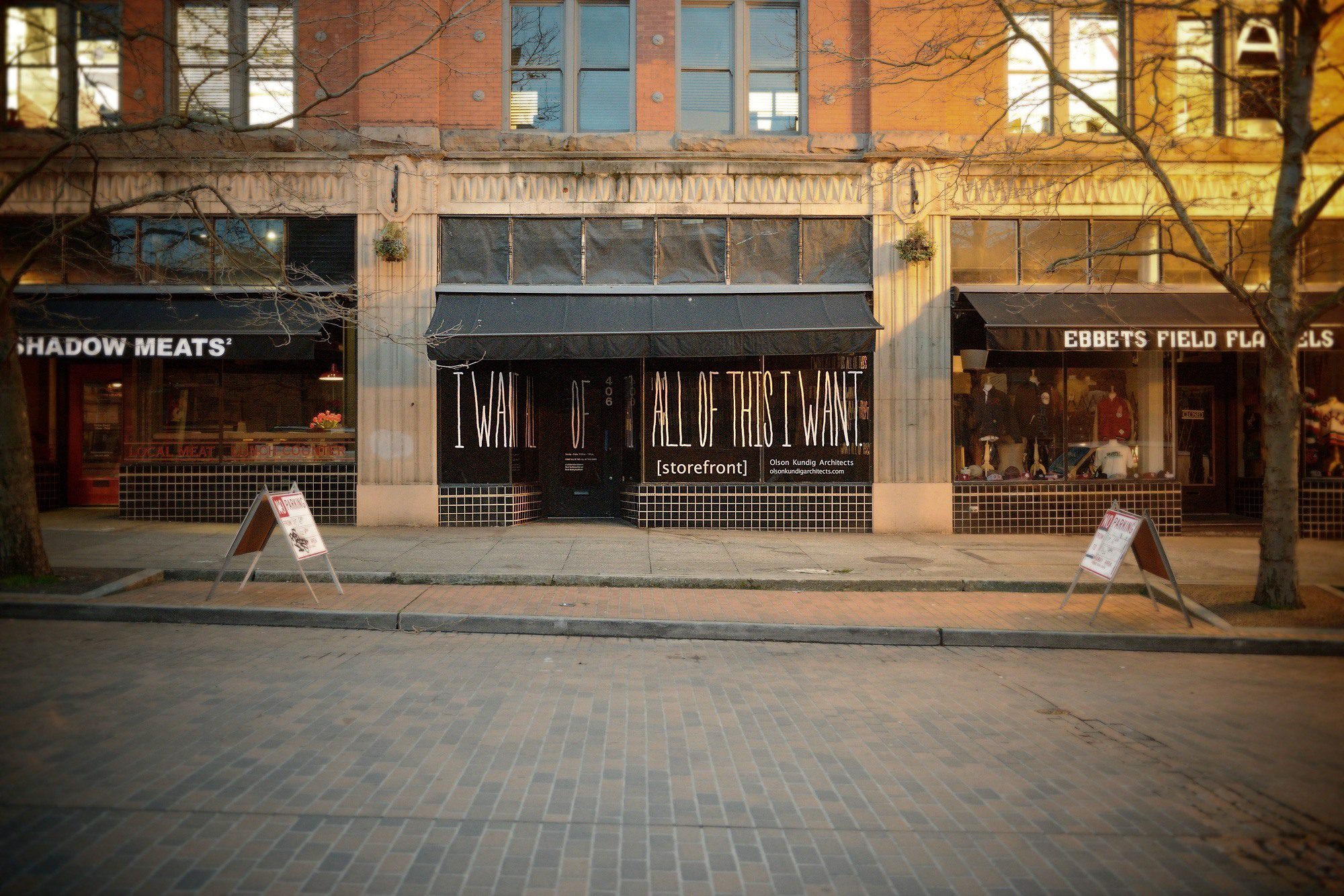 I Want All of This at [storefront] Olson Kundig — Olson Kundig
