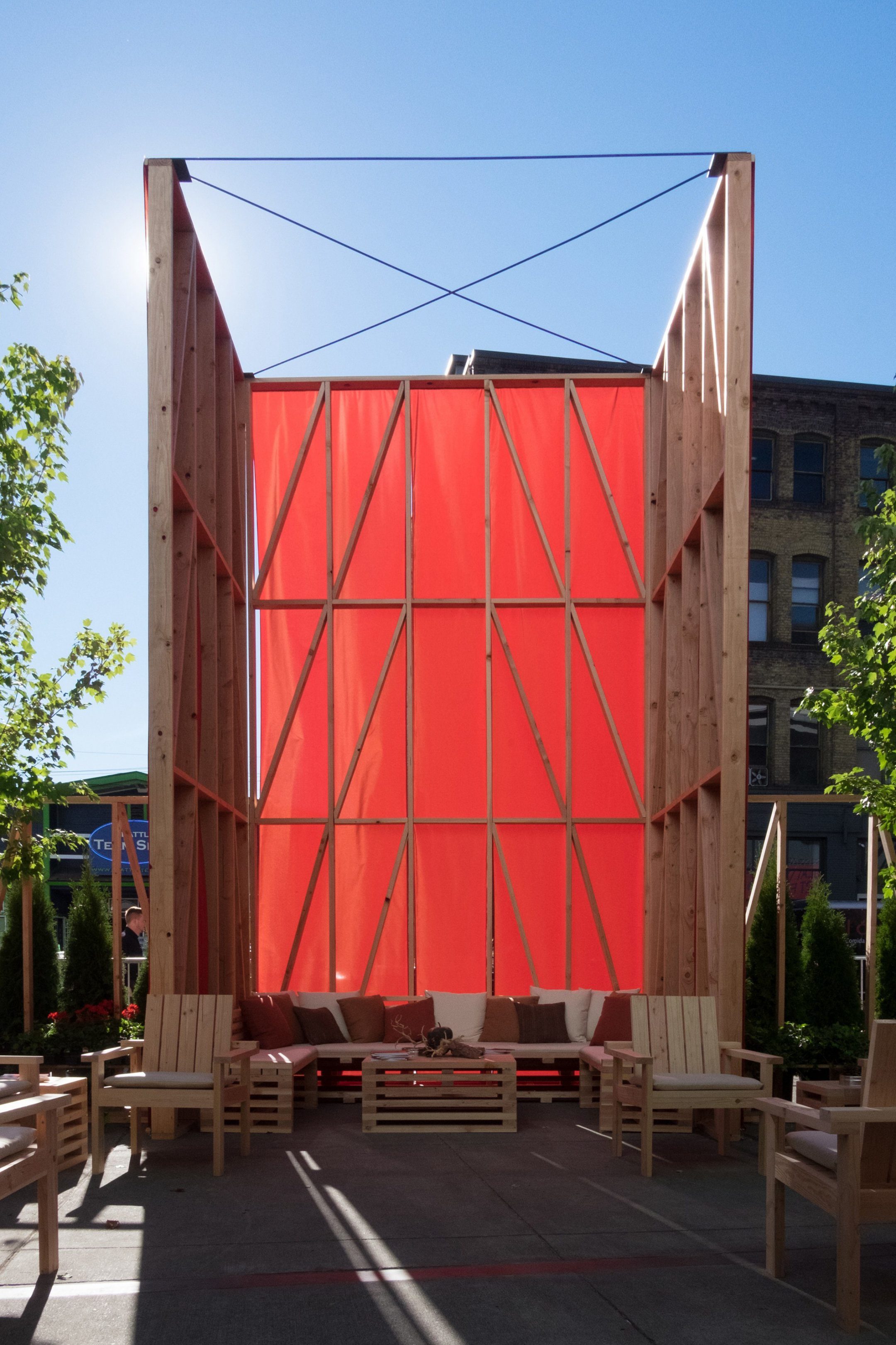 Olson Kundig — Basecamp — Seattle Art Fair Visitor’s Lounge — Olson Kundig