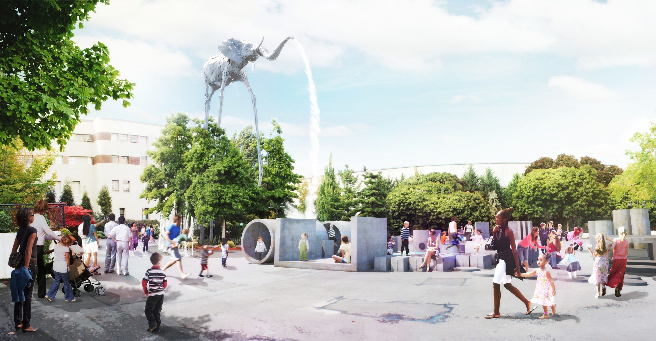 Elephant Dream (Artists at Play design competition submission) — Olson Kundig