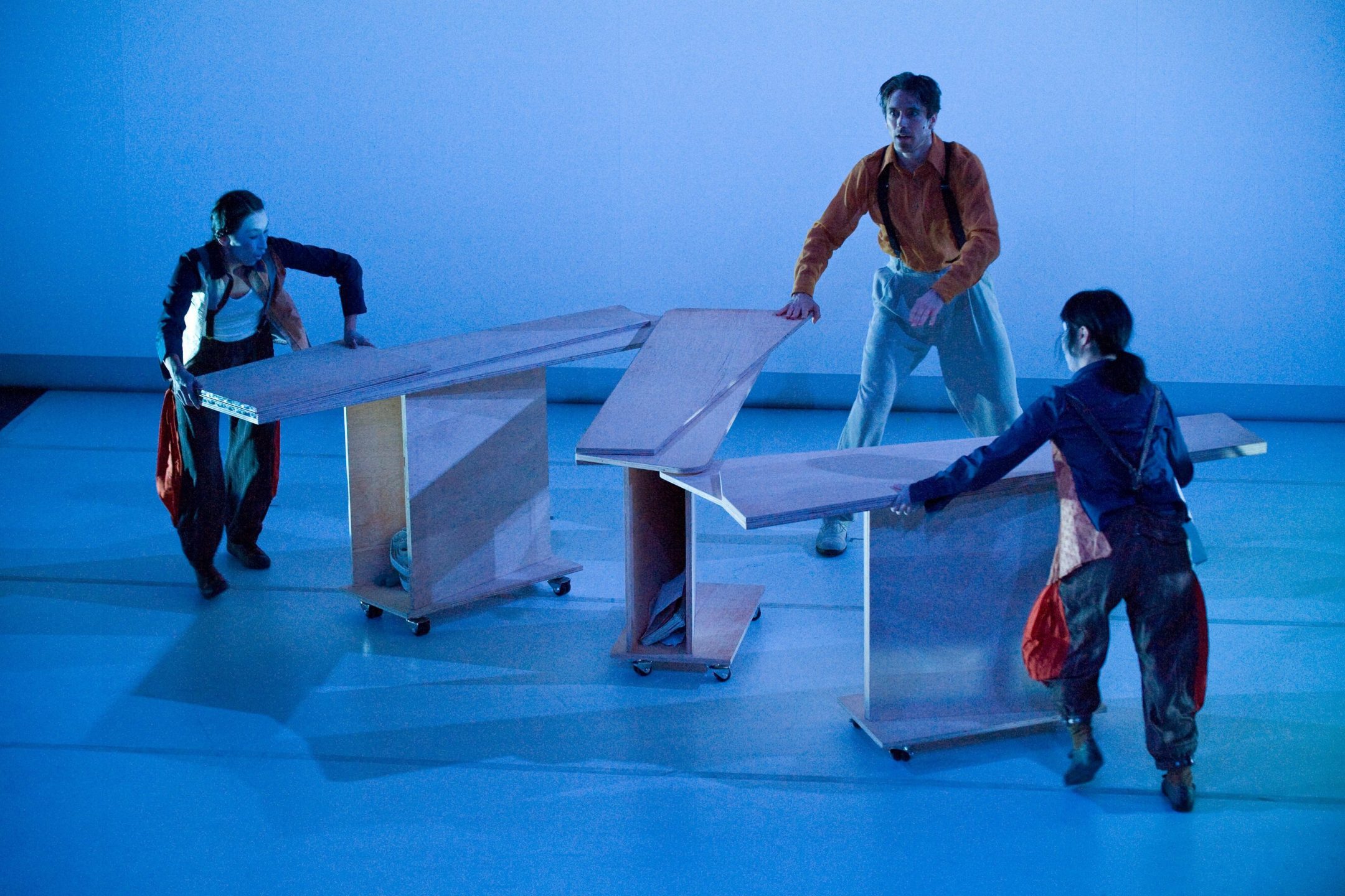 “Concorde Table” for Degenerate Art Ensemble’s Performance of On the Beach — Olson Kundig