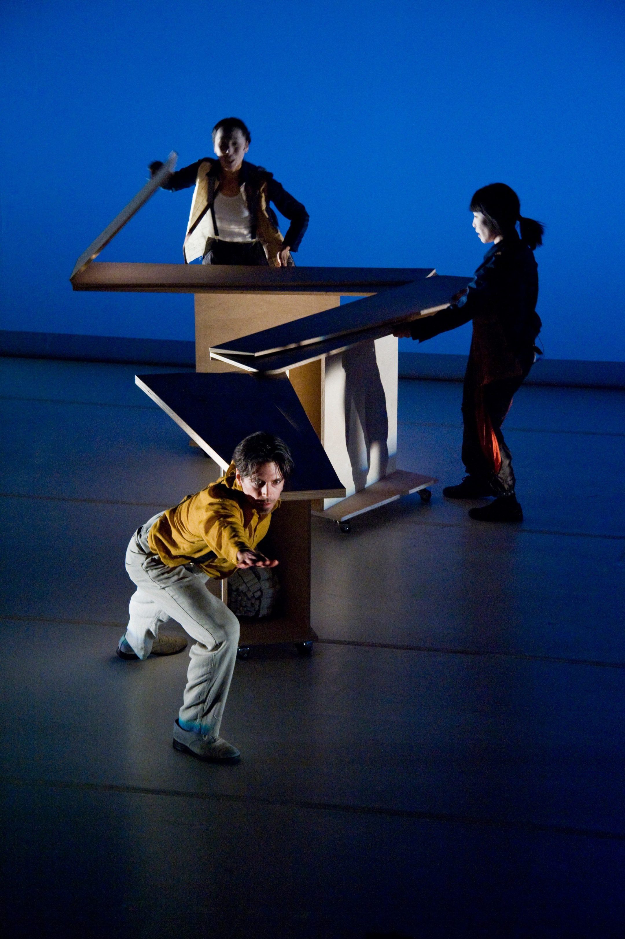 “Concorde Table” for Degenerate Art Ensemble’s Performance of On the Beach — Olson Kundig