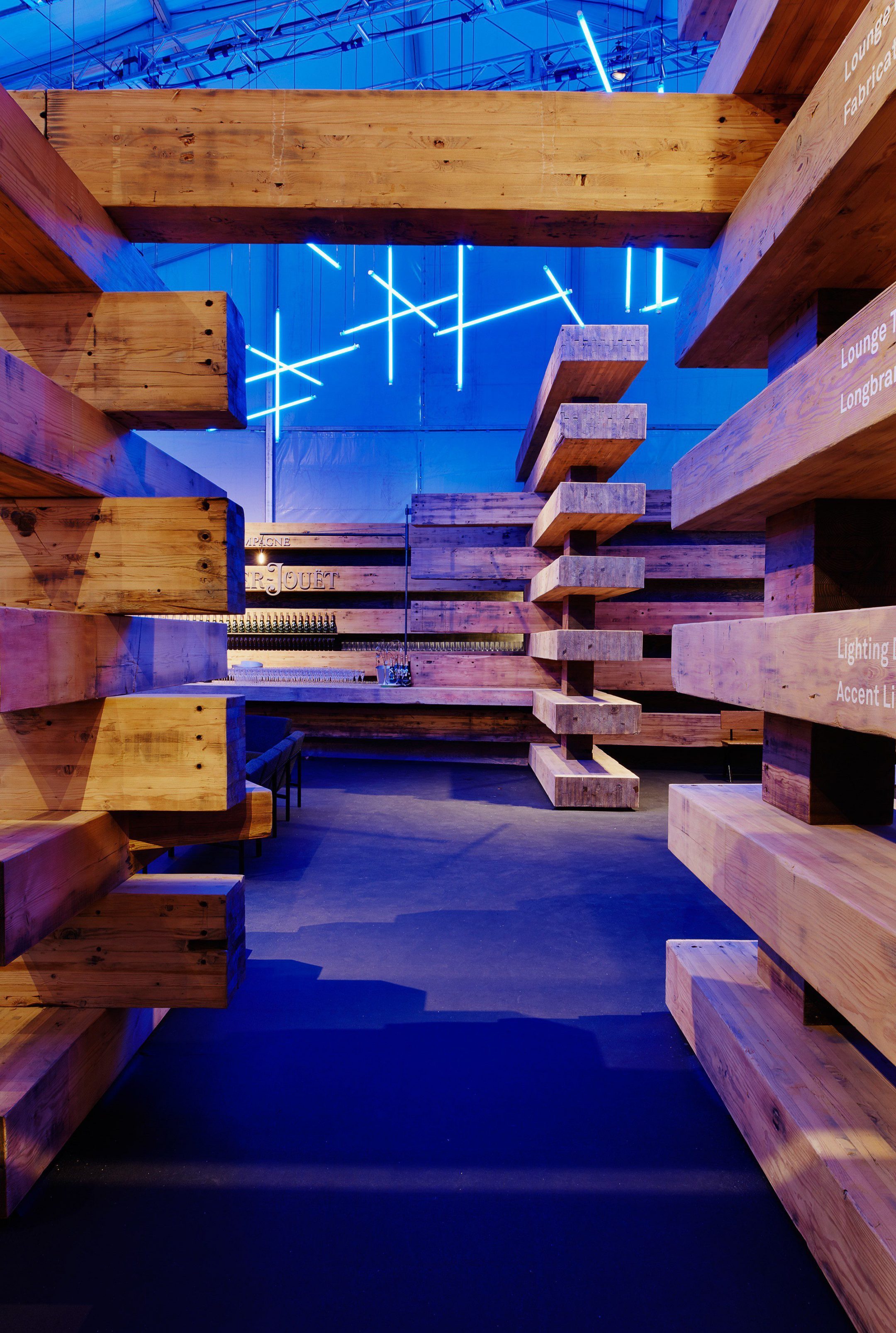 Olson Kundig — 38 Beams — The Collectors Lounge at Design Miami, 2014 — Olson Kundig