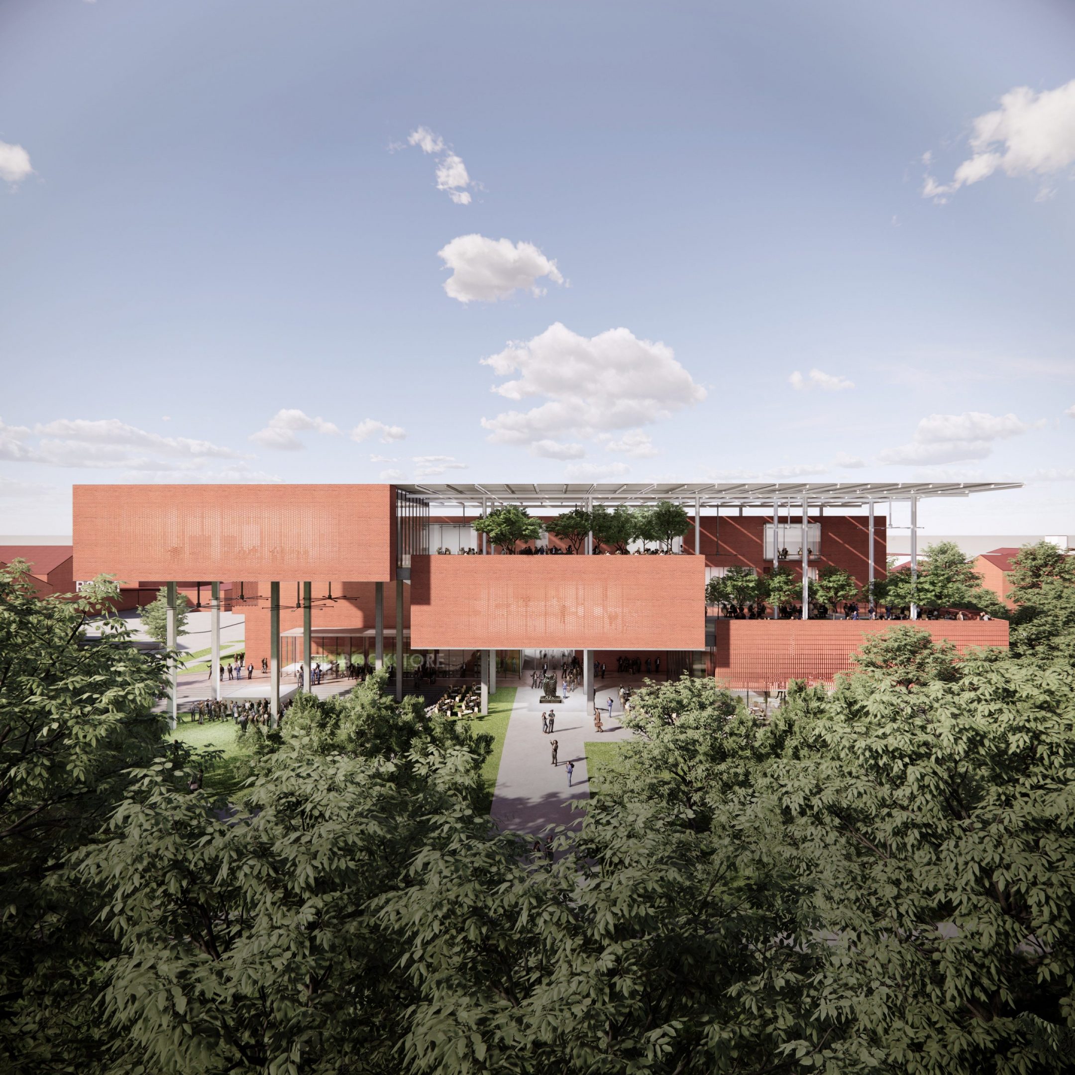 Olson Kundig — The Roost — Rice University Student Center Design Competition — Olson Kundig
