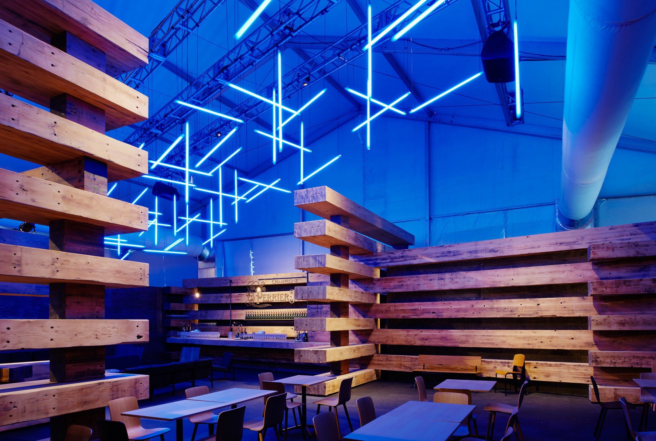 Olson Kundig — 38 Beams — The Collectors Lounge at Design Miami, 2014 — Olson Kundig