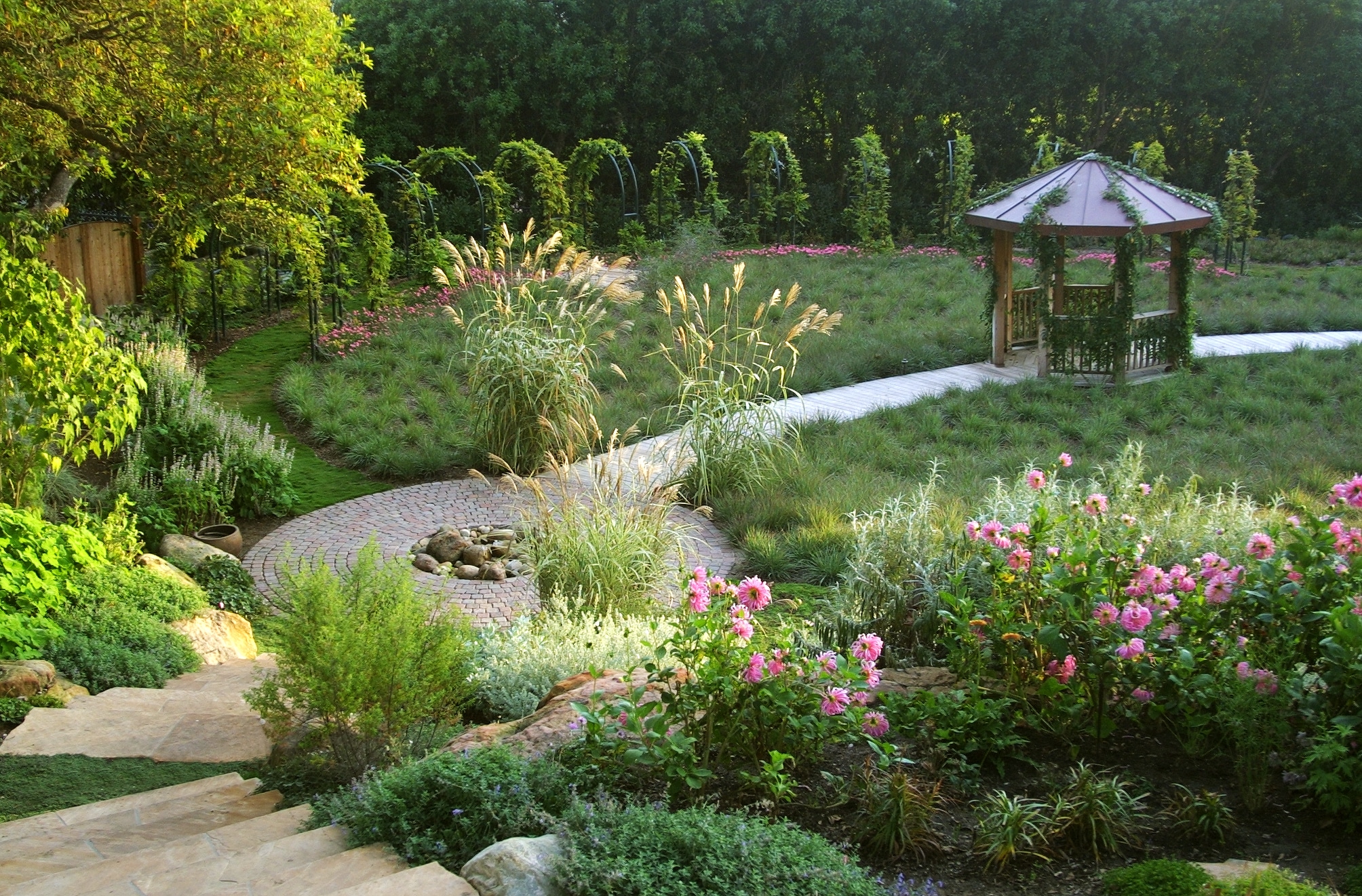 Ona's Garden Landscaping Blackbird Architects Santa Barbara — Blackbird Architects
