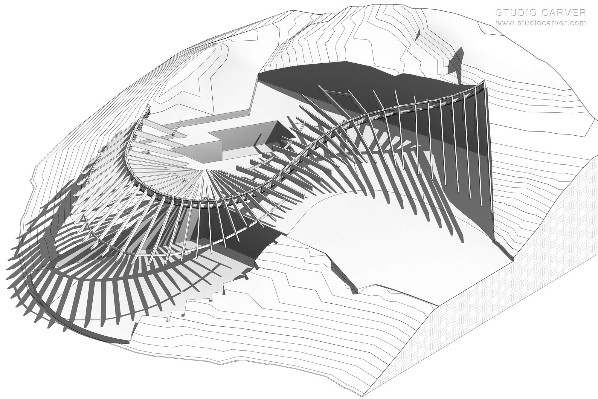 Dragon's Den Contemporary Architecture — Studio Carver Architects