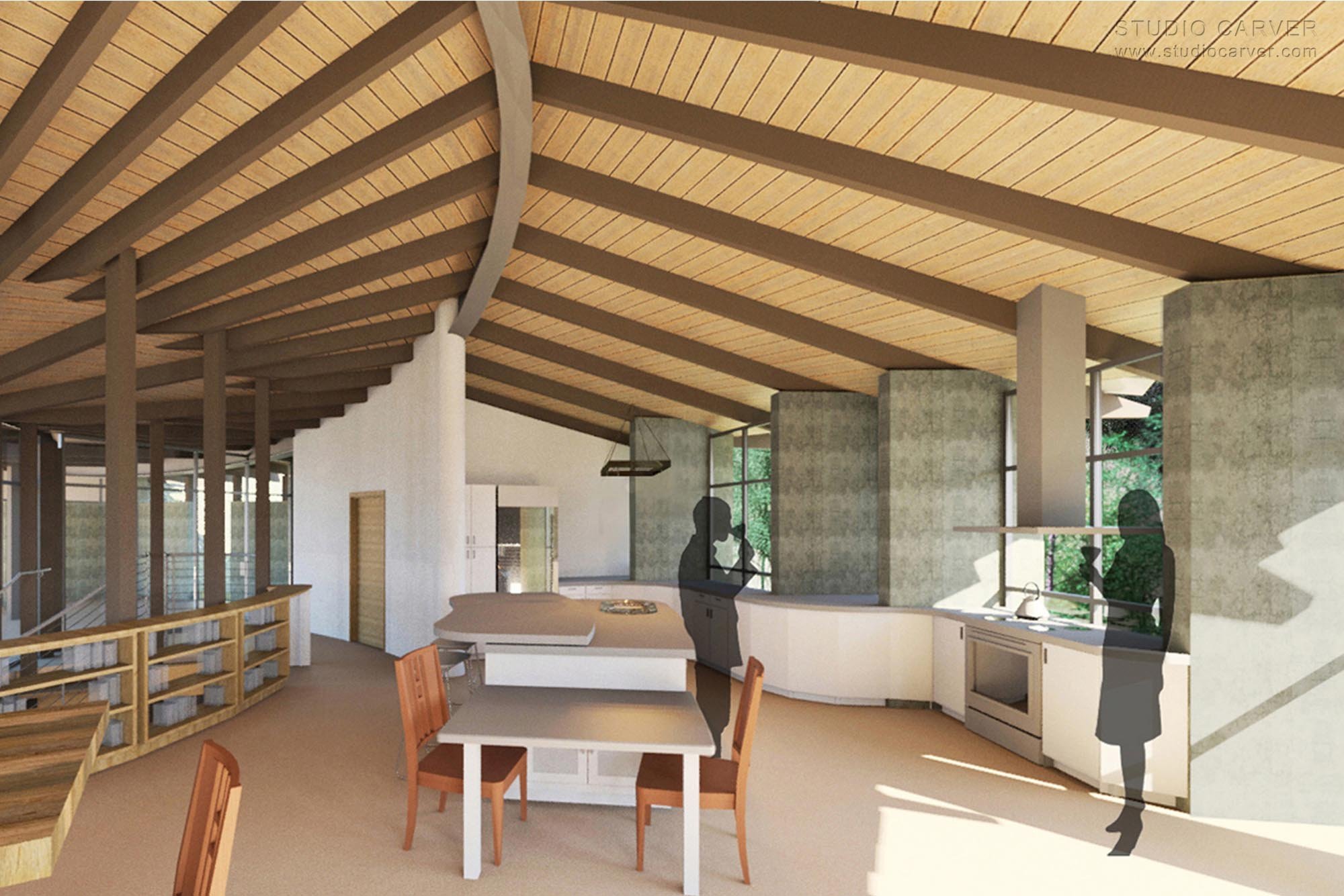 Dragon's Den Contemporary Architecture — Studio Carver Architects