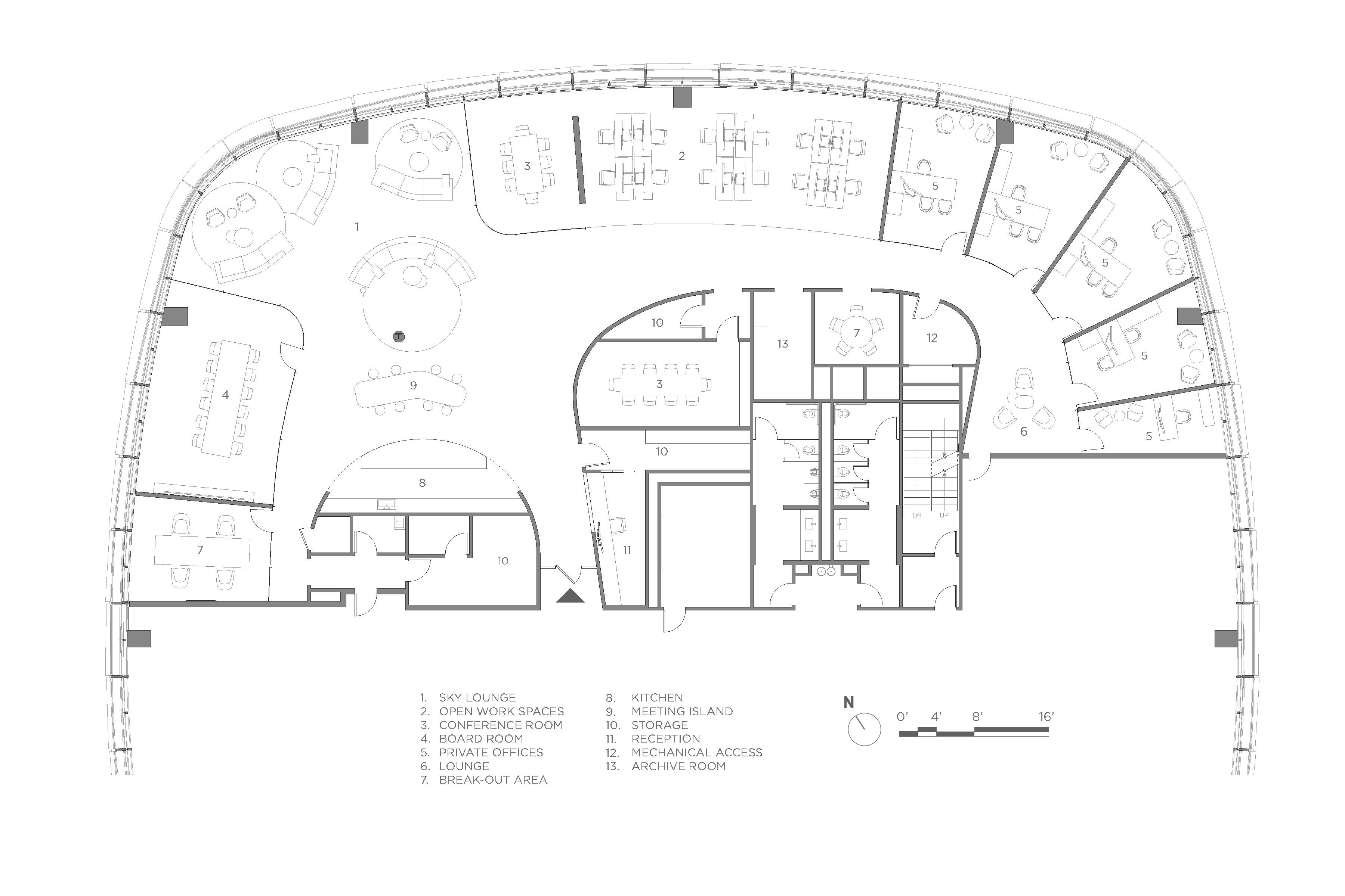 Salesforce Tower Office Space — Feldman Architecture