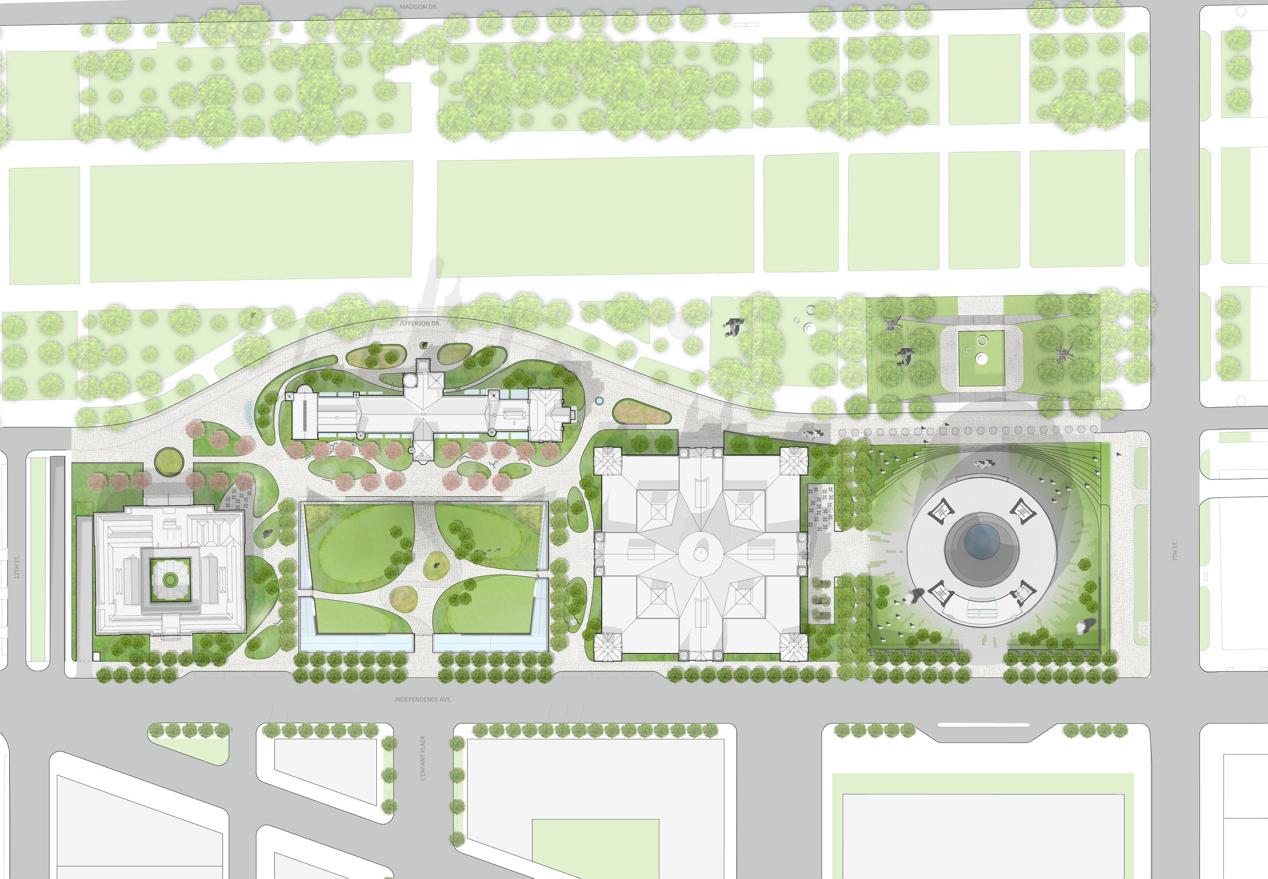 Smithsonian South Campus Masterplan — Surfacedesign, Inc.