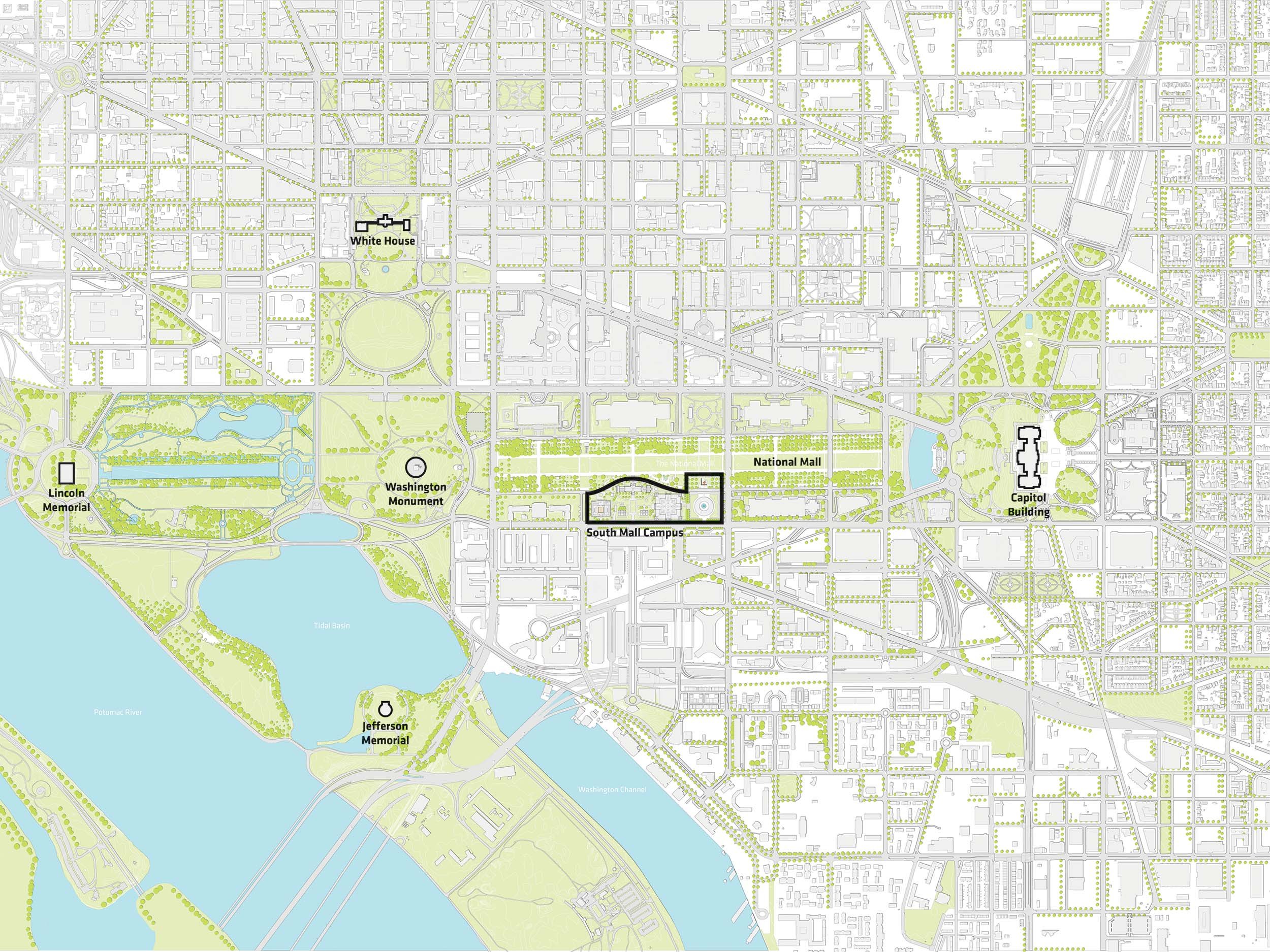 Smithsonian South Campus Masterplan — Surfacedesign, Inc.