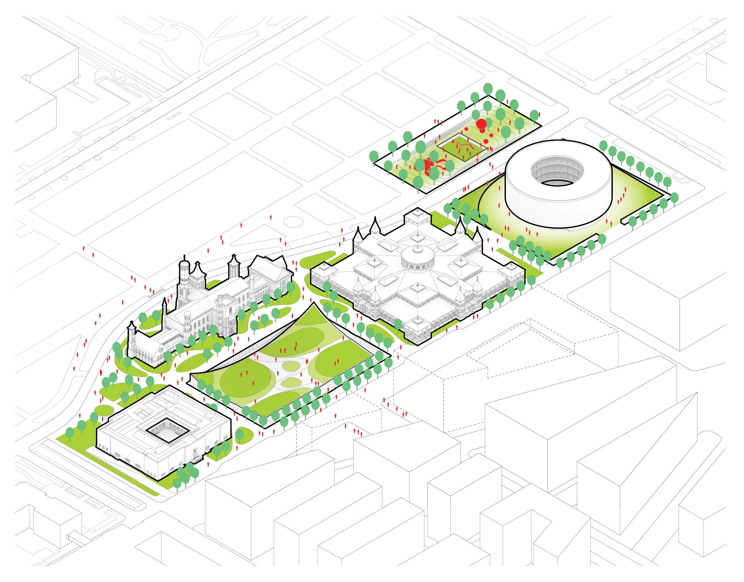 Smithsonian South Campus Masterplan — Surfacedesign, Inc.