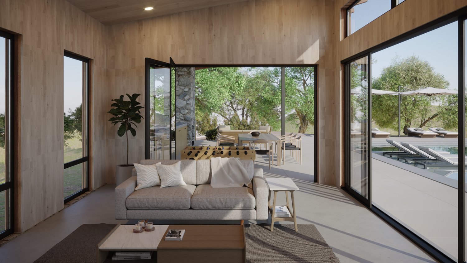 Topa Topa Pool House — Two Trees Architects