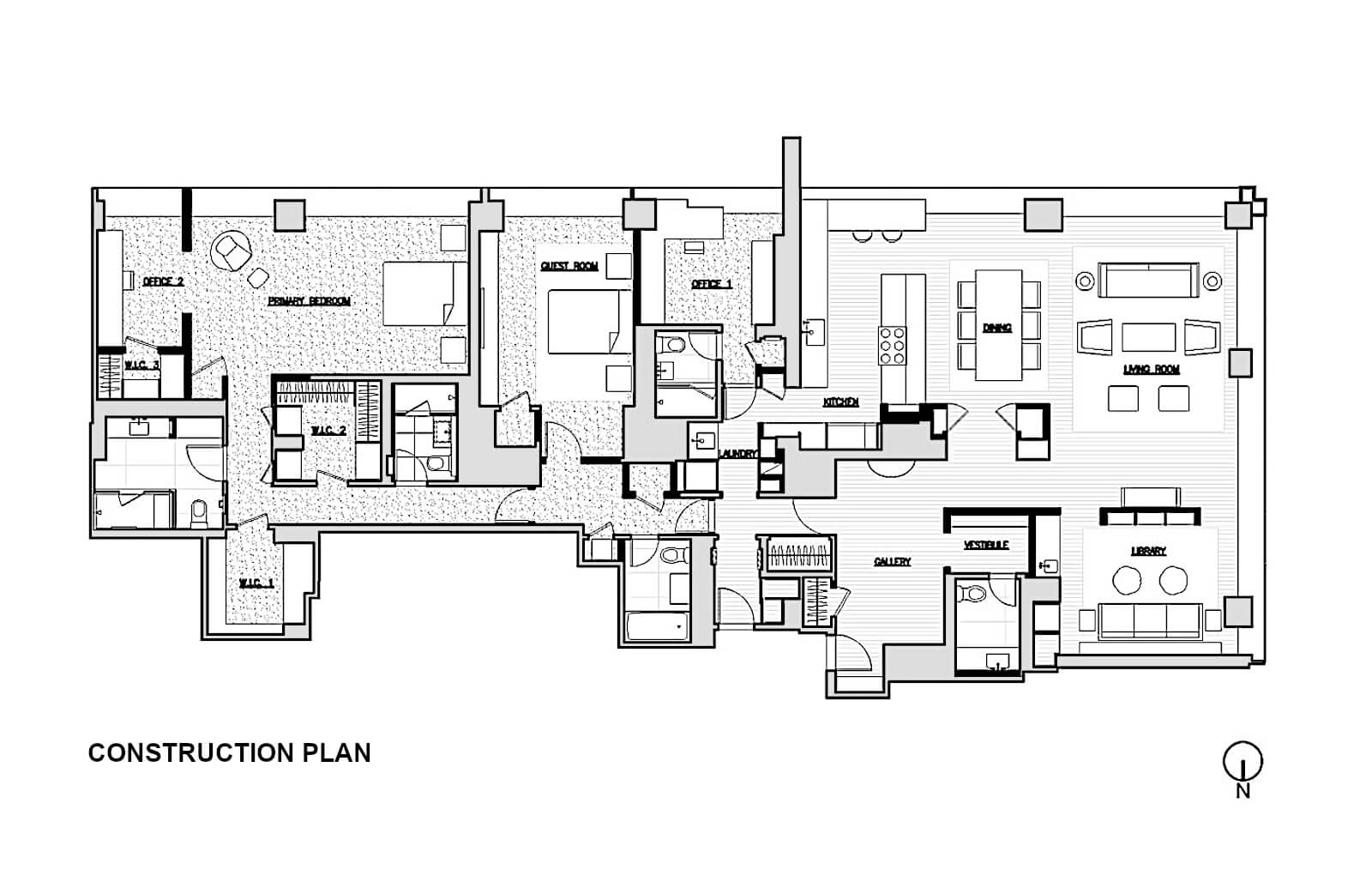 UN Plaza Apartment — Home - SHERMAN ARCHITECTS