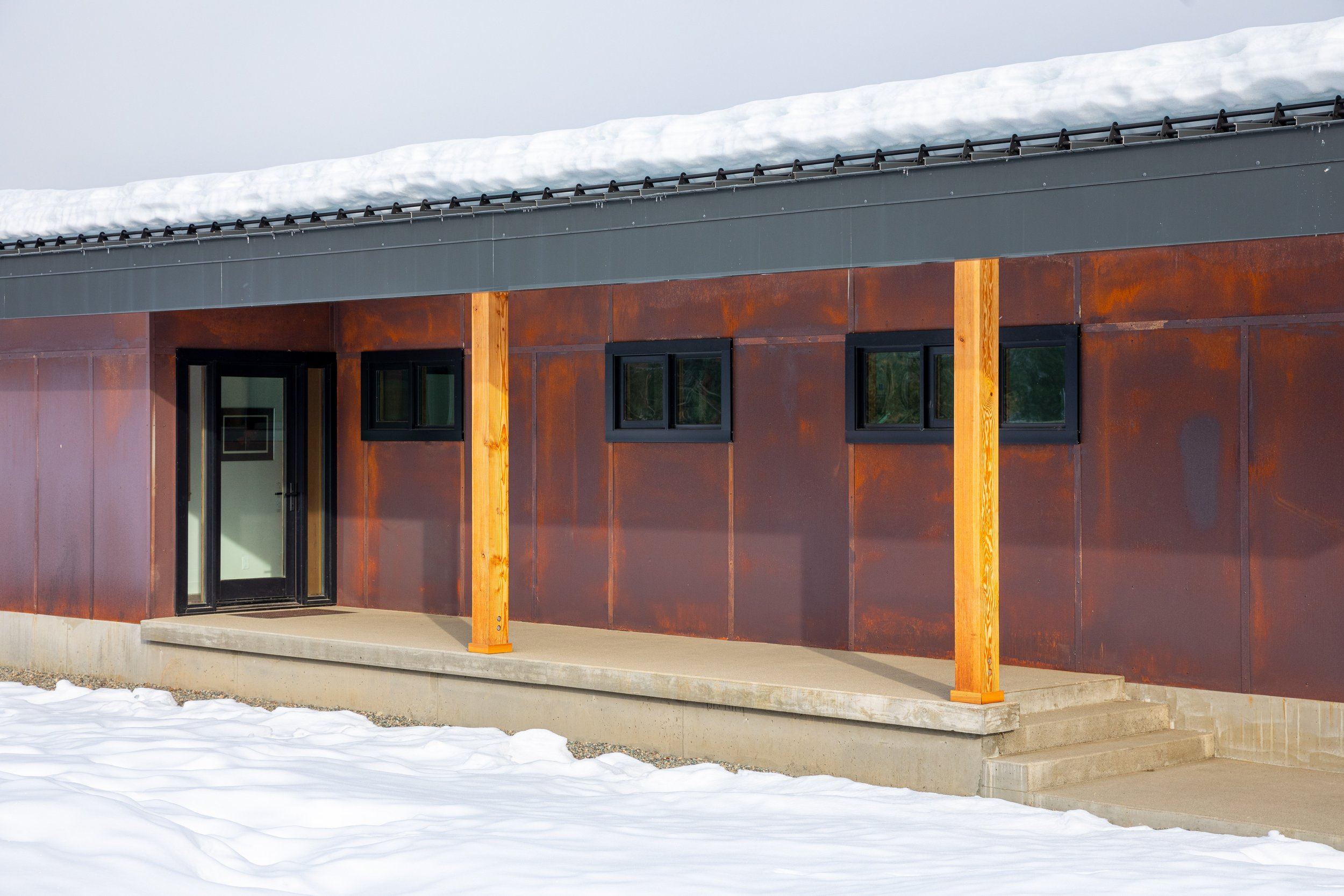 Wolf Creek Retreat — CABIN <br/>METHOW VALLEY, WASHINGTON — CAST architecture - Seattle Architect Modern Architect