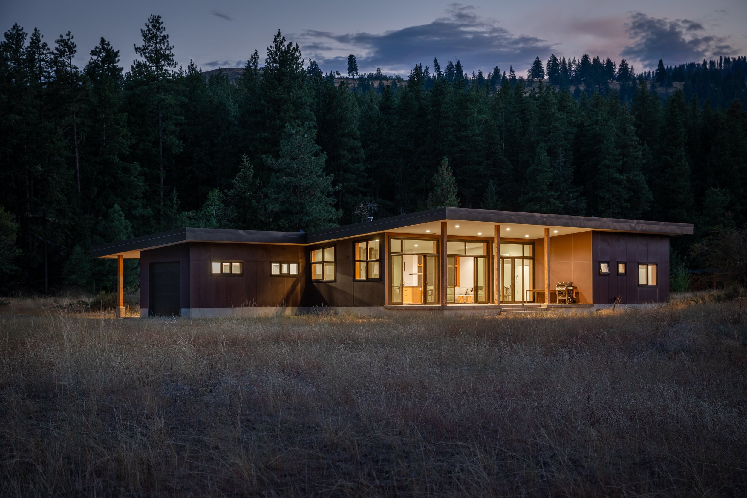 Wolf Creek Retreat — CABIN <br/>METHOW VALLEY, WASHINGTON — CAST architecture - Seattle Architect Modern Architect