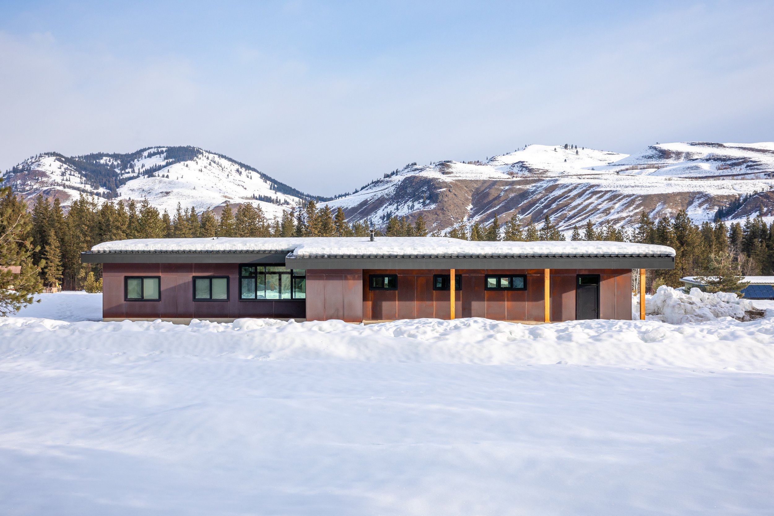 Wolf Creek Retreat — CABIN <br/>METHOW VALLEY, WASHINGTON — CAST architecture - Seattle Architect Modern Architect