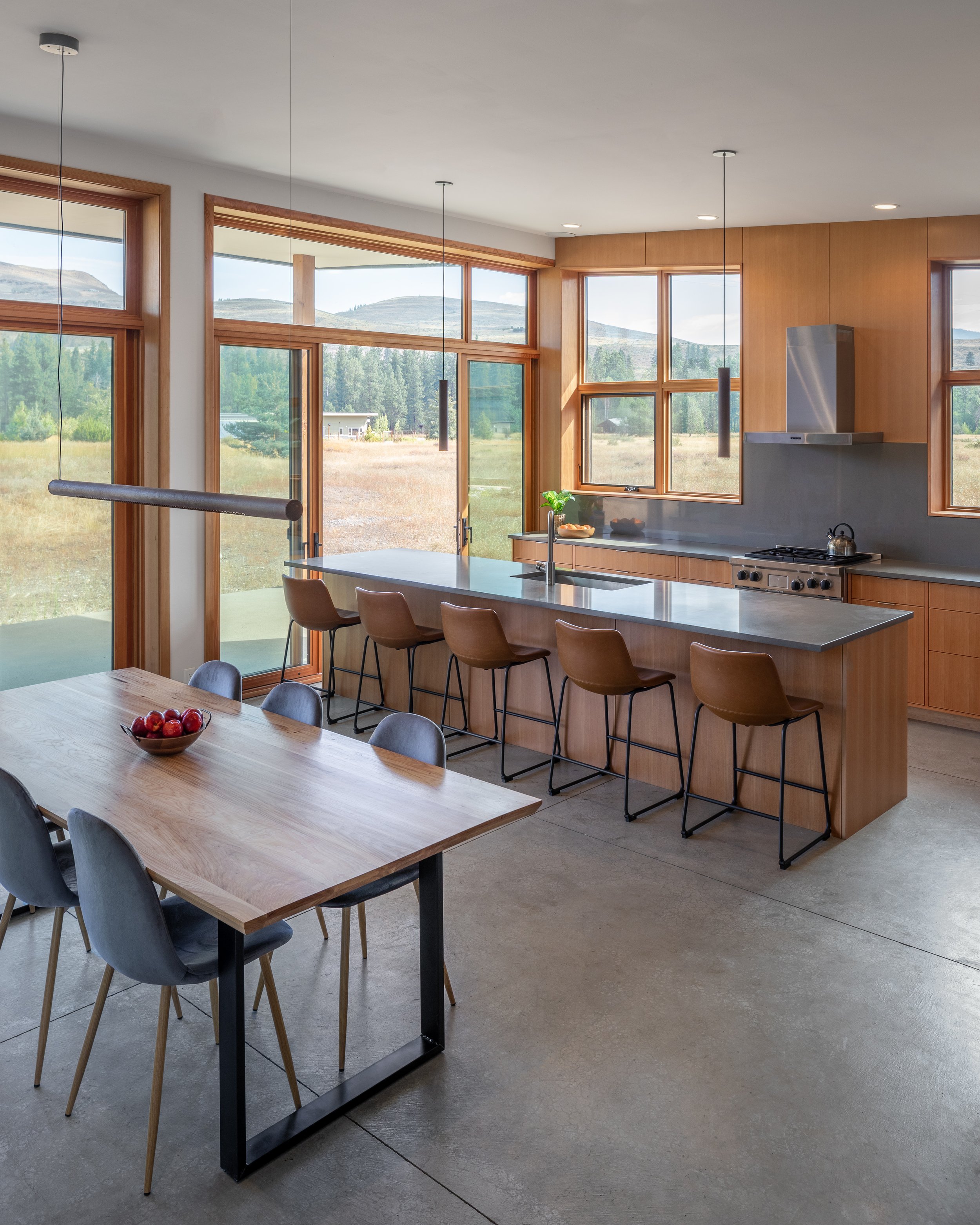 Wolf Creek Retreat — CABIN <br/>METHOW VALLEY, WASHINGTON — CAST architecture - Seattle Architect Modern Architect