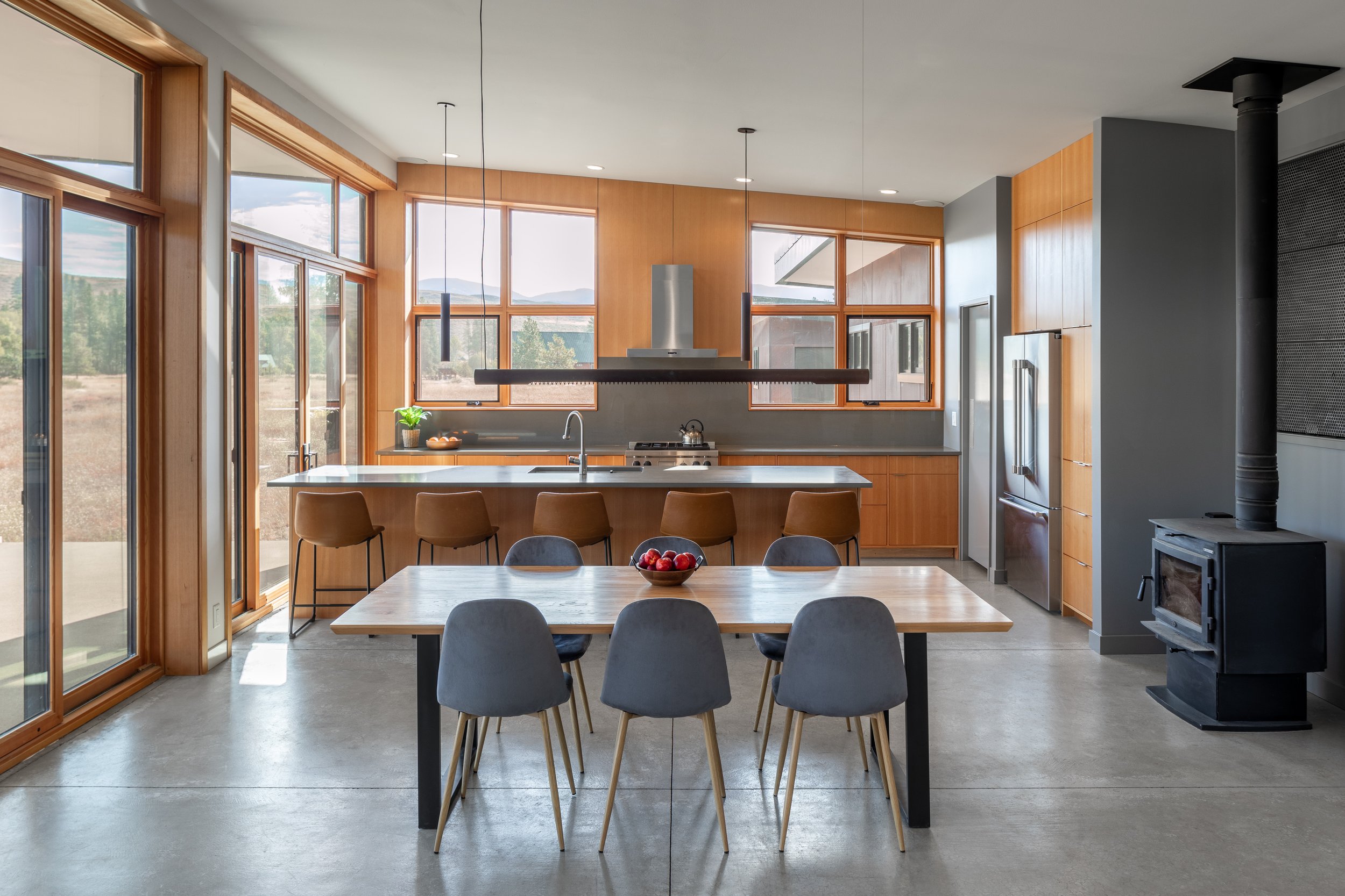 Wolf Creek Retreat — CABIN <br/>METHOW VALLEY, WASHINGTON — CAST architecture - Seattle Architect Modern Architect