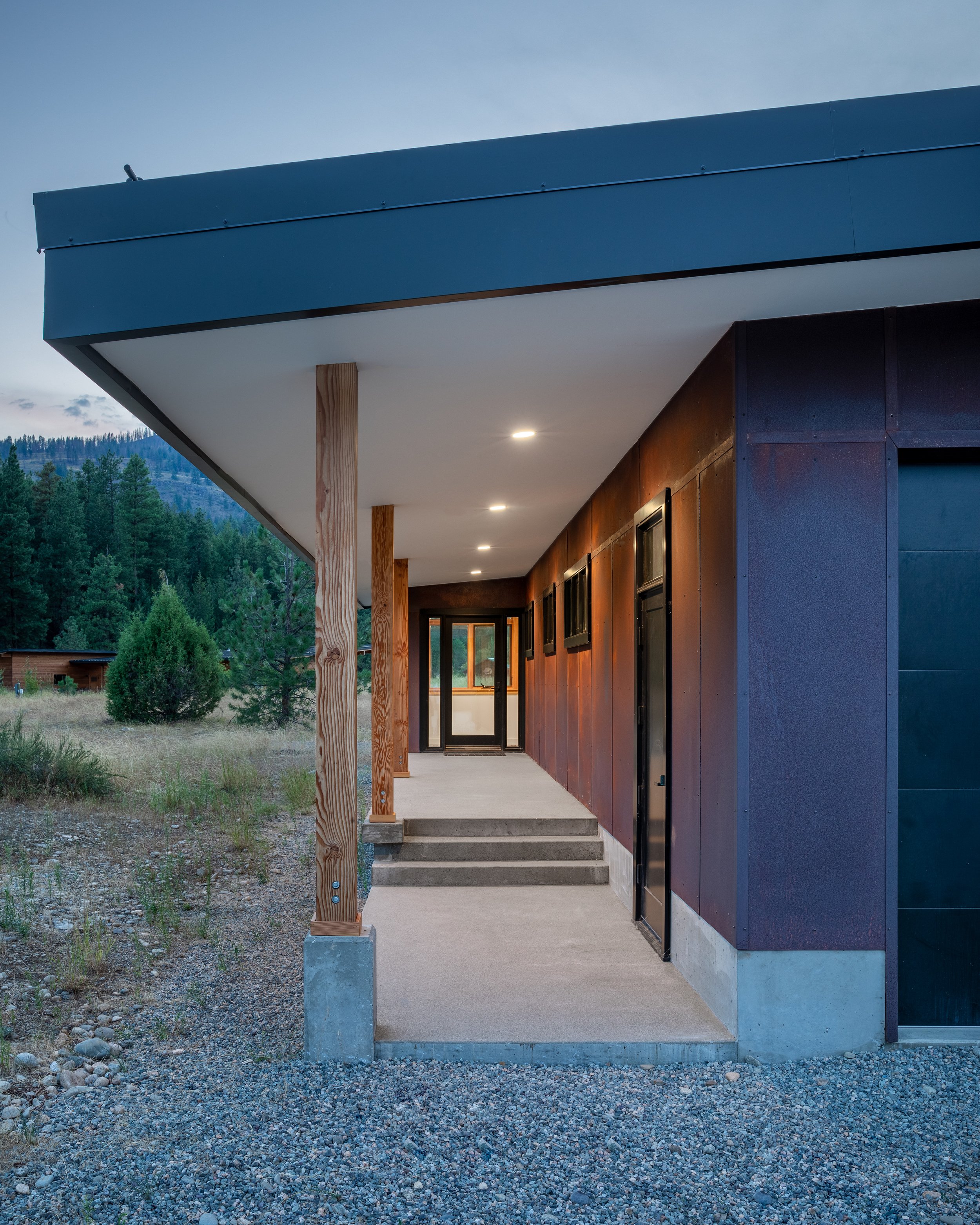 Wolf Creek Retreat — CABIN <br/>METHOW VALLEY, WASHINGTON — CAST architecture - Seattle Architect Modern Architect