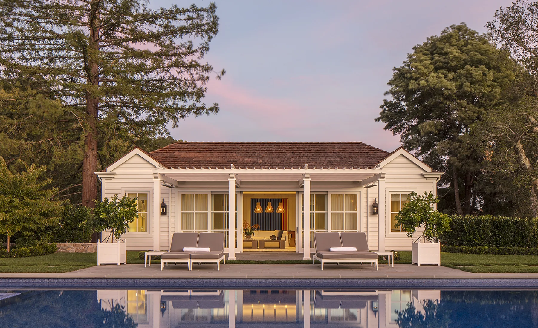Kentfield Poolhouse and Garden — Butler Armsden Architects