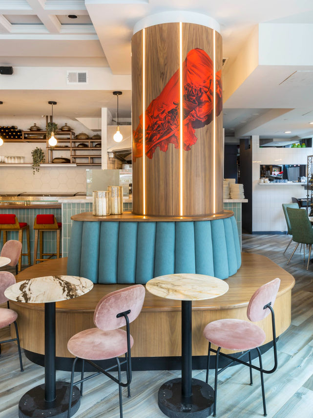 The Blue Mezze Bar -Upper East Side — Studio Vural Architects